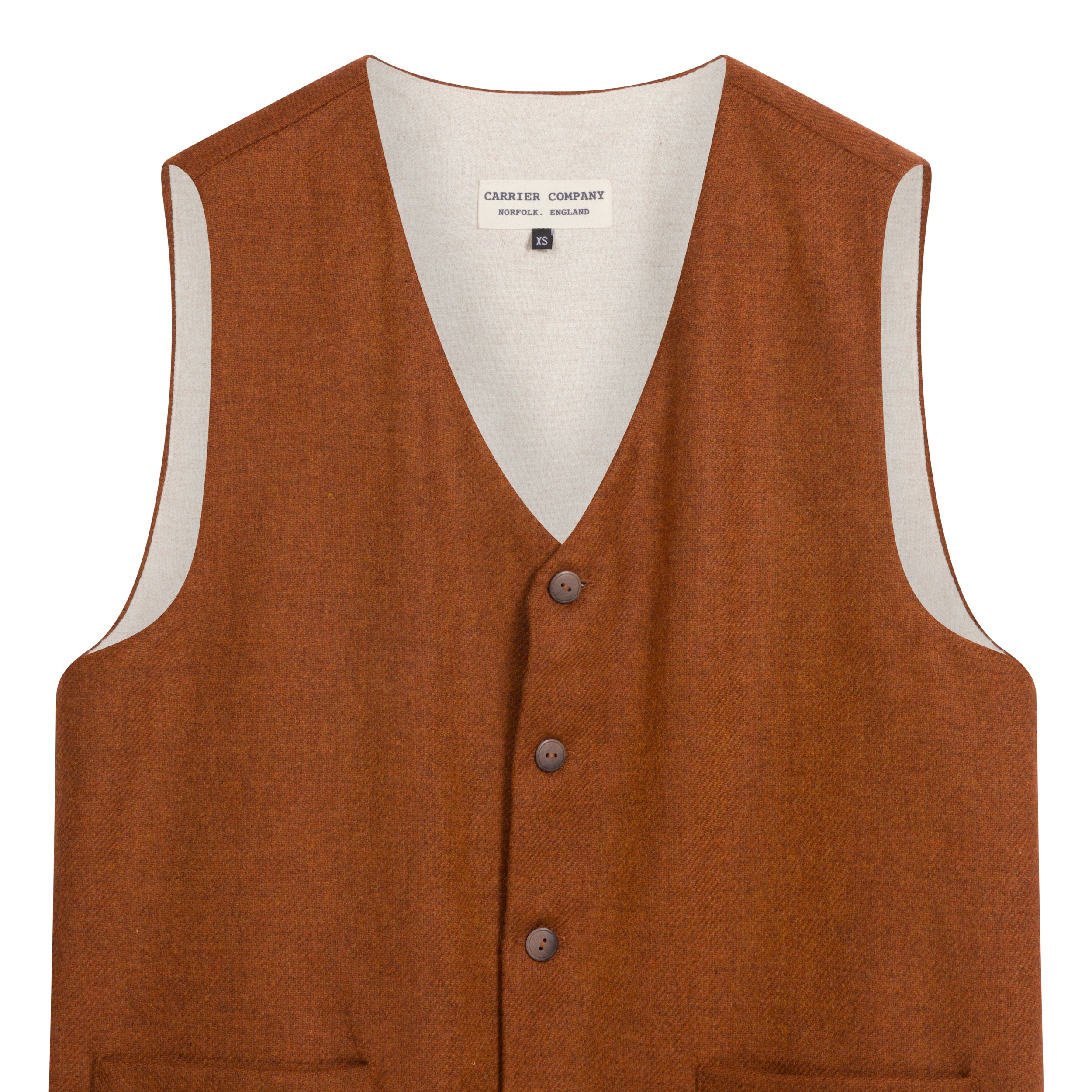 Men's Waistcoat in Ginger