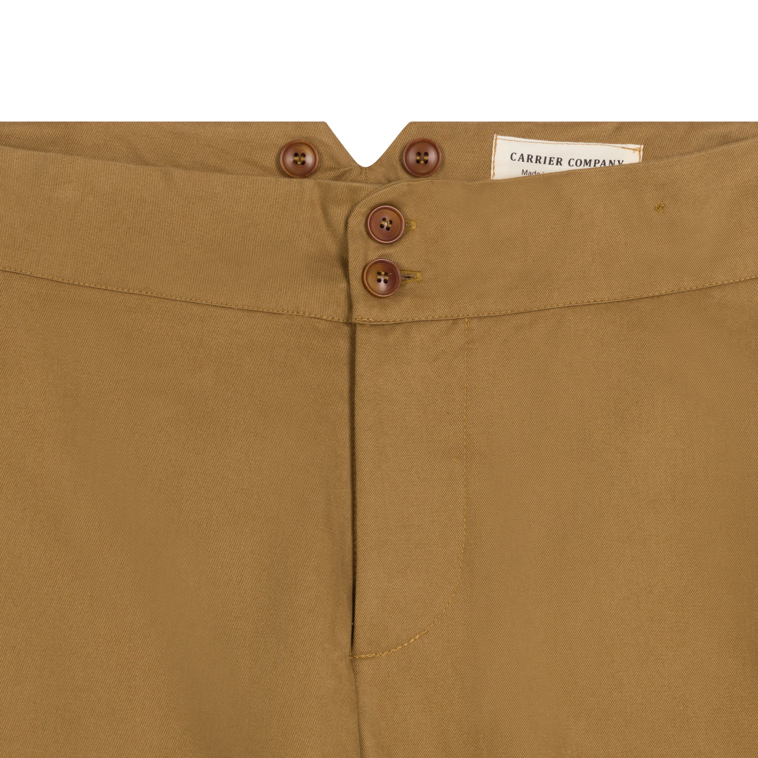 Carrier Company High Waisted Trouser in Tan