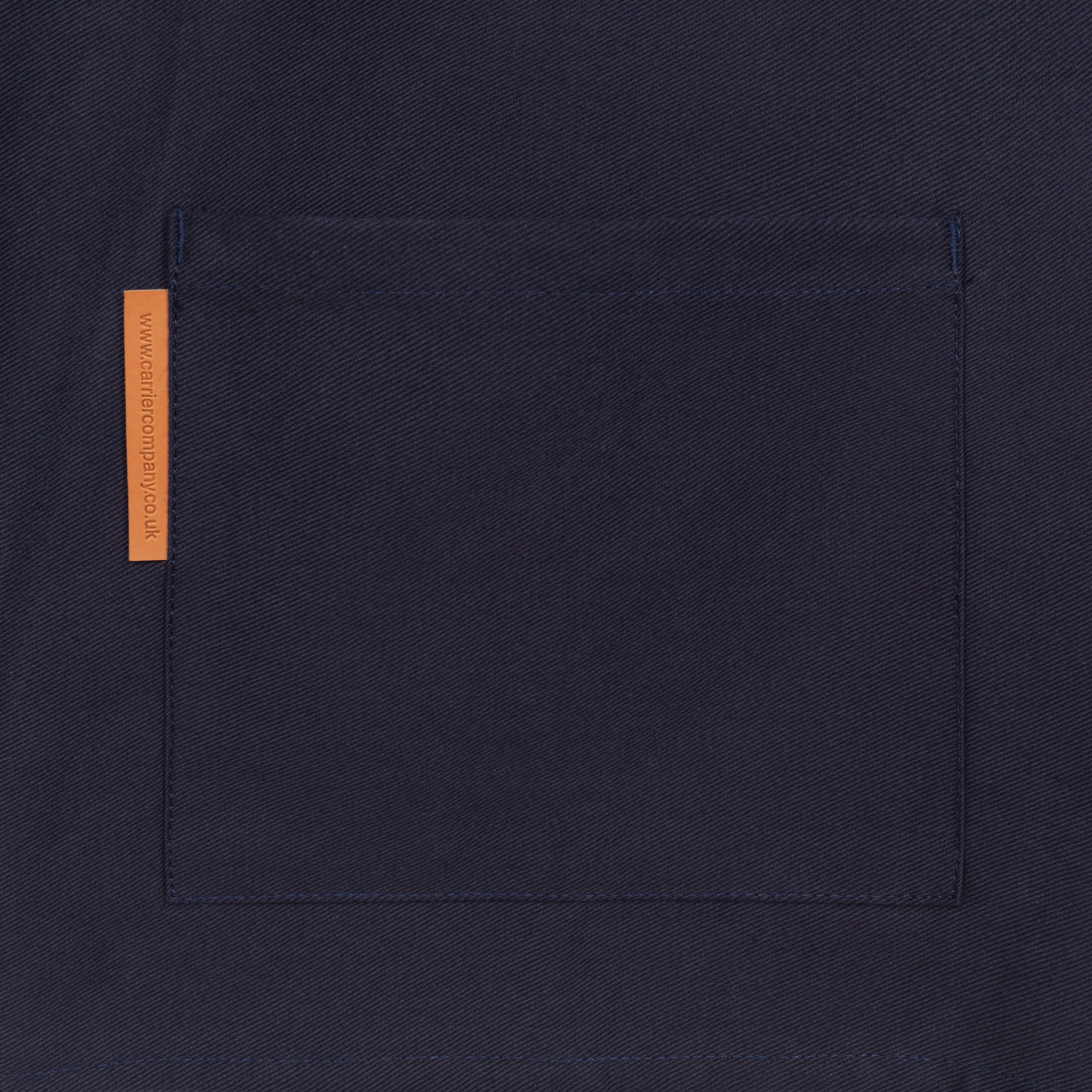 Carrier Company V-Neck Smock in Navy Cotton Drill