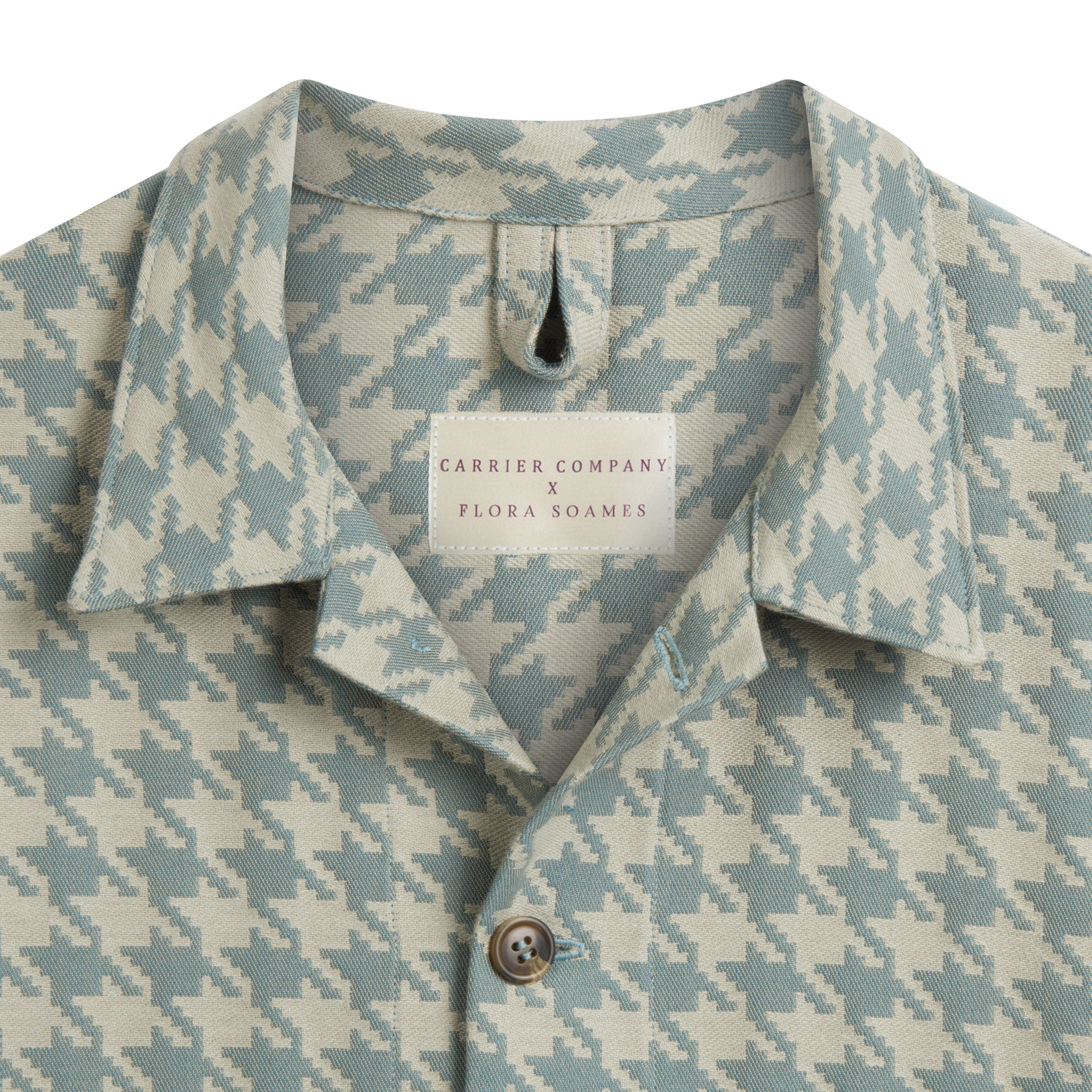 Carrier Company x Flora Soames Norfolk Work Jacket in Duck Egg Walt