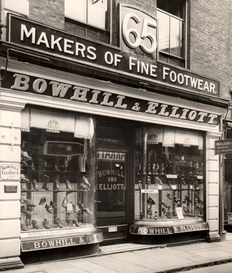 Bowhill & Elliot Shop in Norwich City Centre