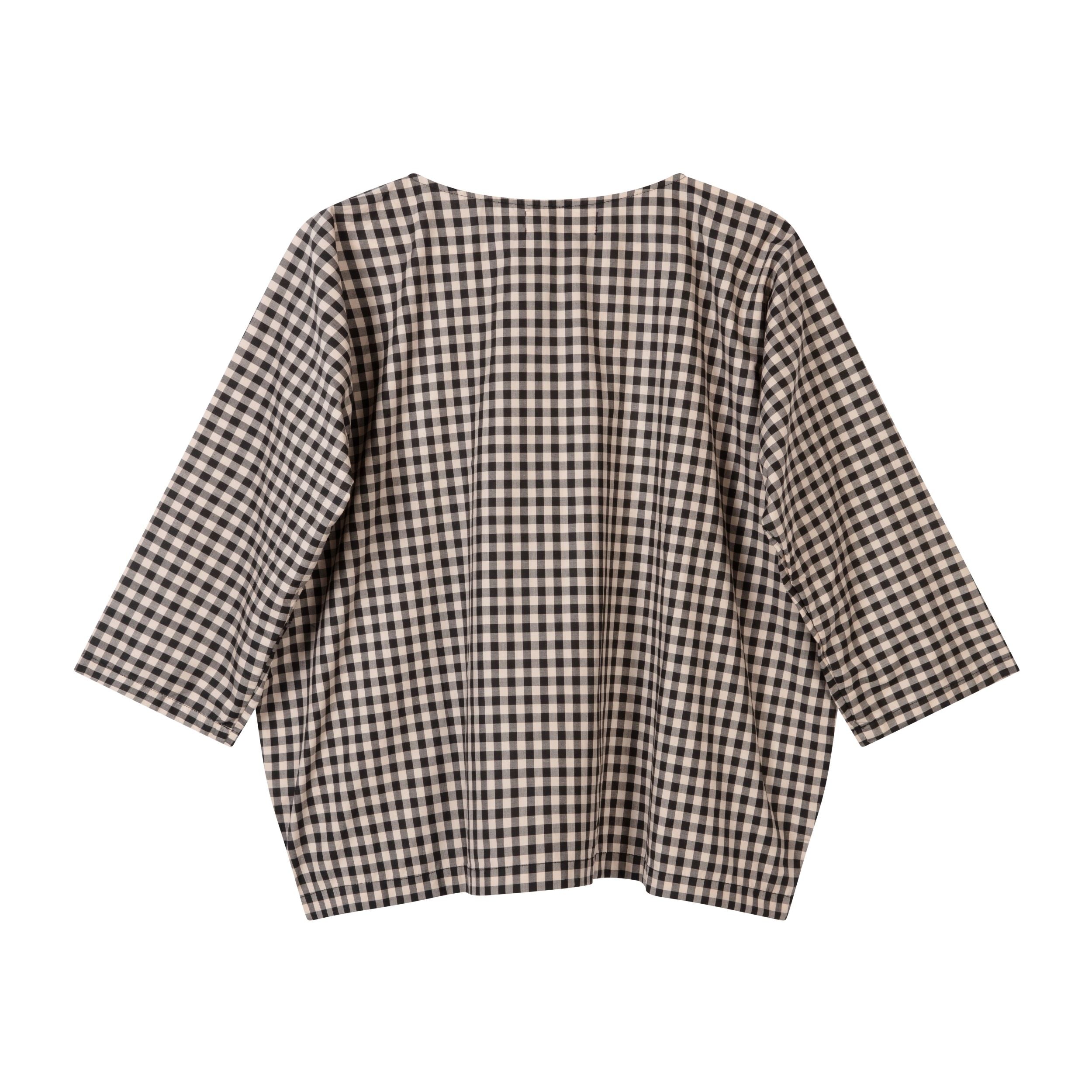 Gingham Cotton Tee Shirt