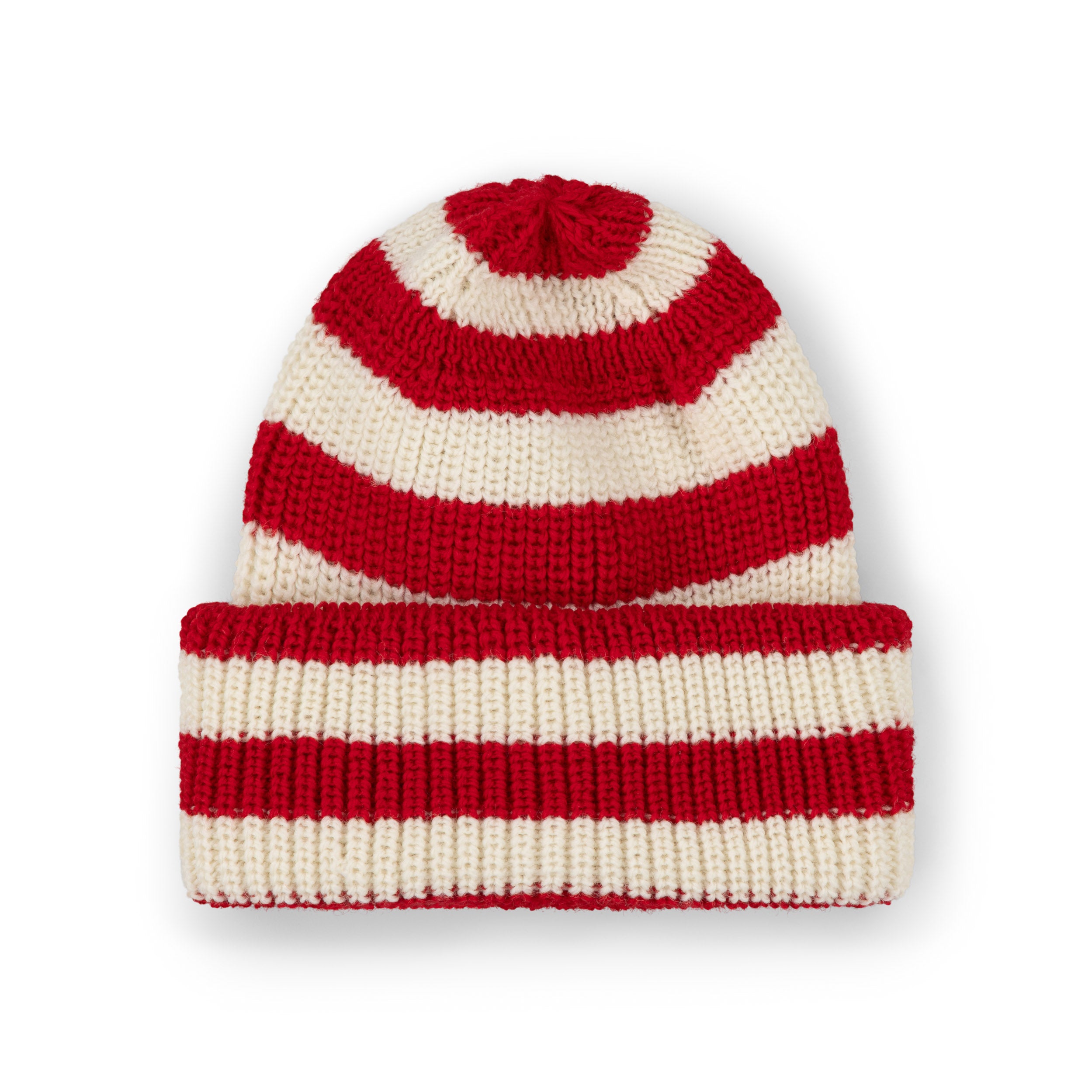 Carrier Company Merino Watch Cap In Cherry & Cream