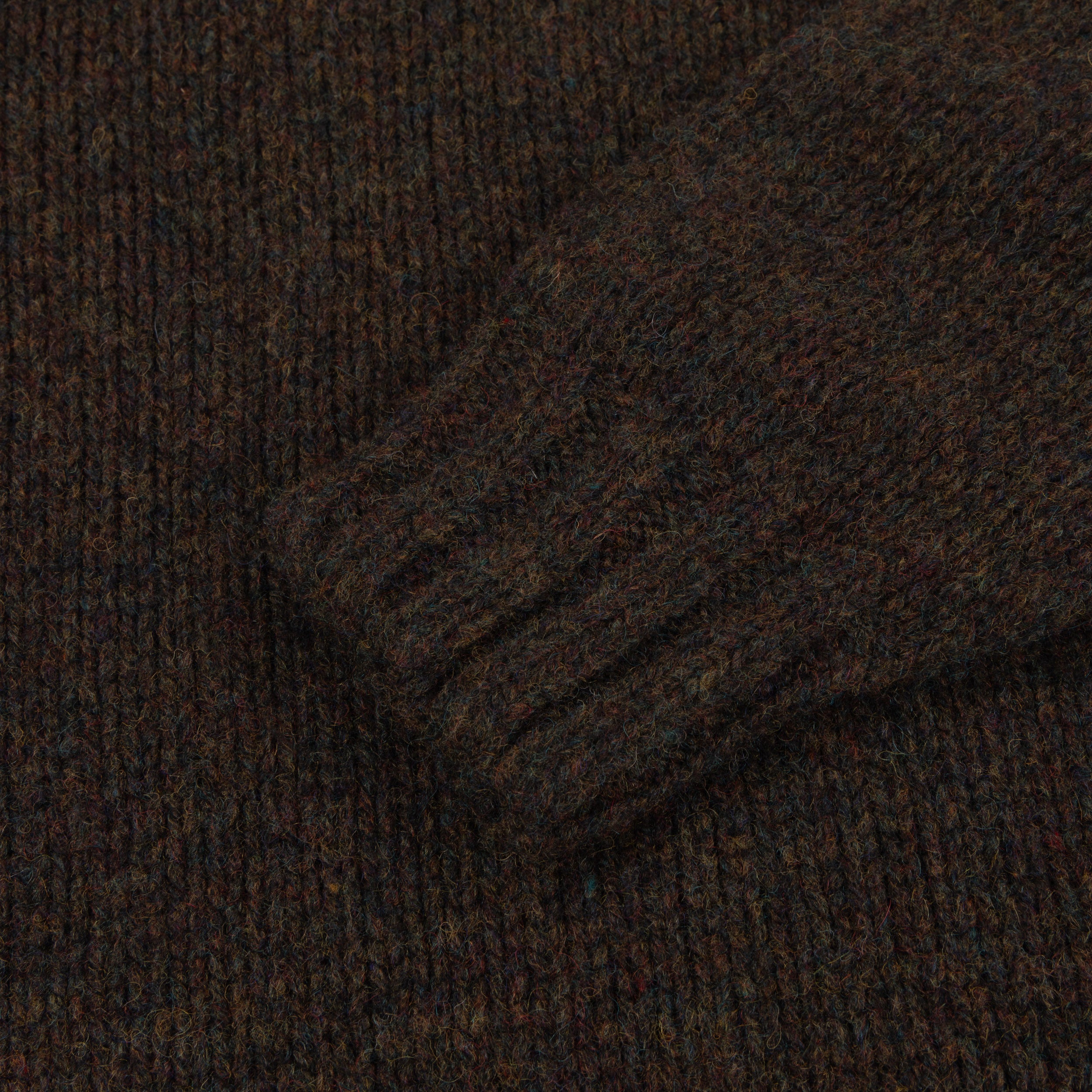 Carrier Company 4 Ply Lambswool Jumper In Carob