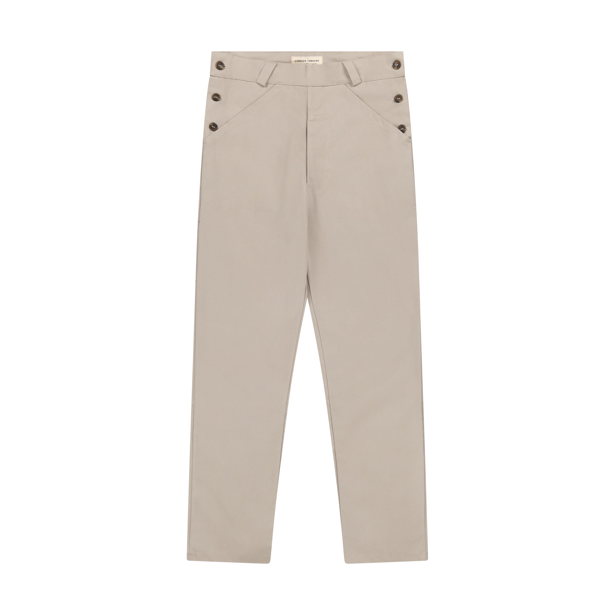 Carrier Company Work Trouser In Stone Twill
