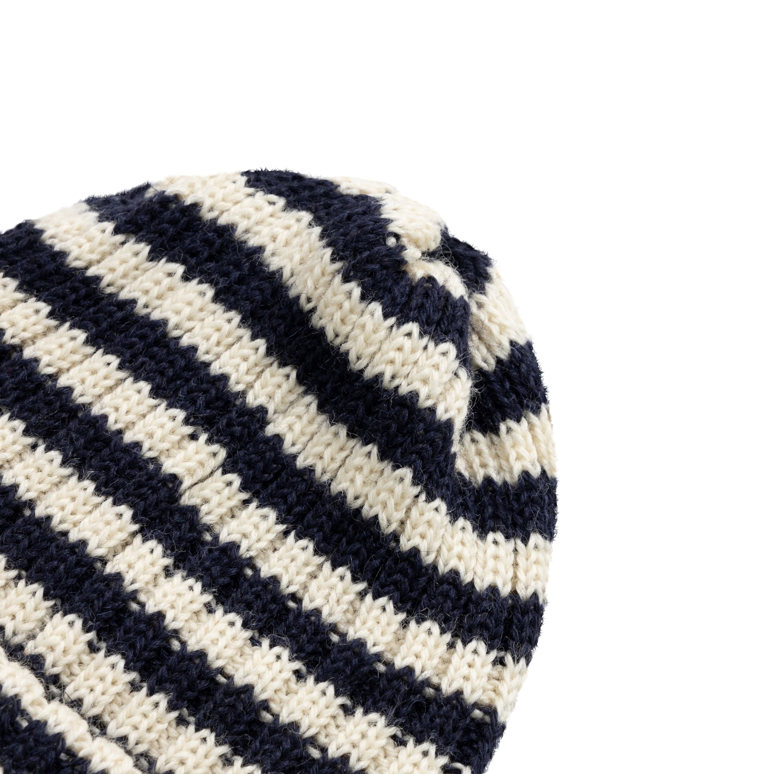 Carrier Company Le Tricoteur Premium Hat in Navy Stripe