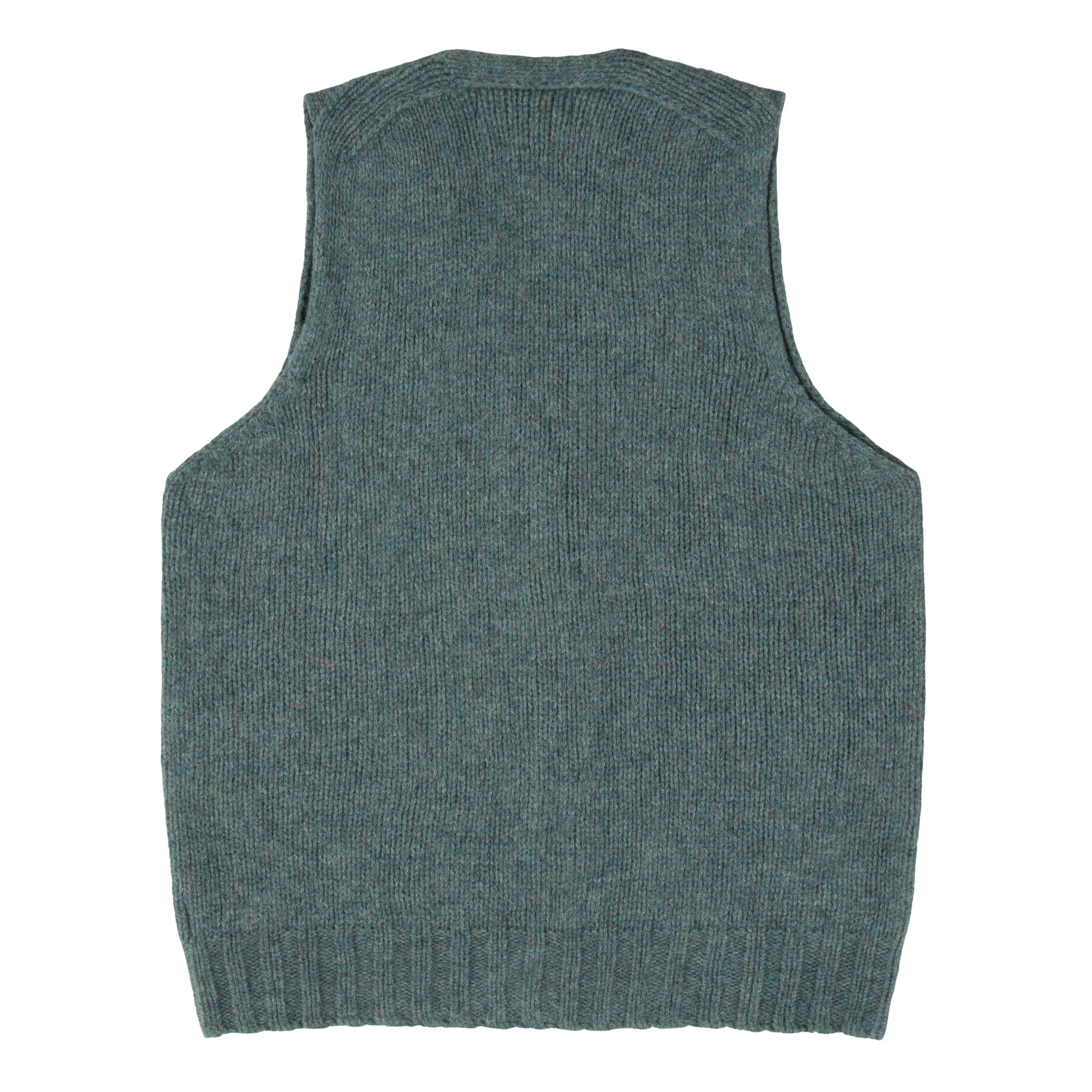 Sleeveless Cardigan in Sea Glass