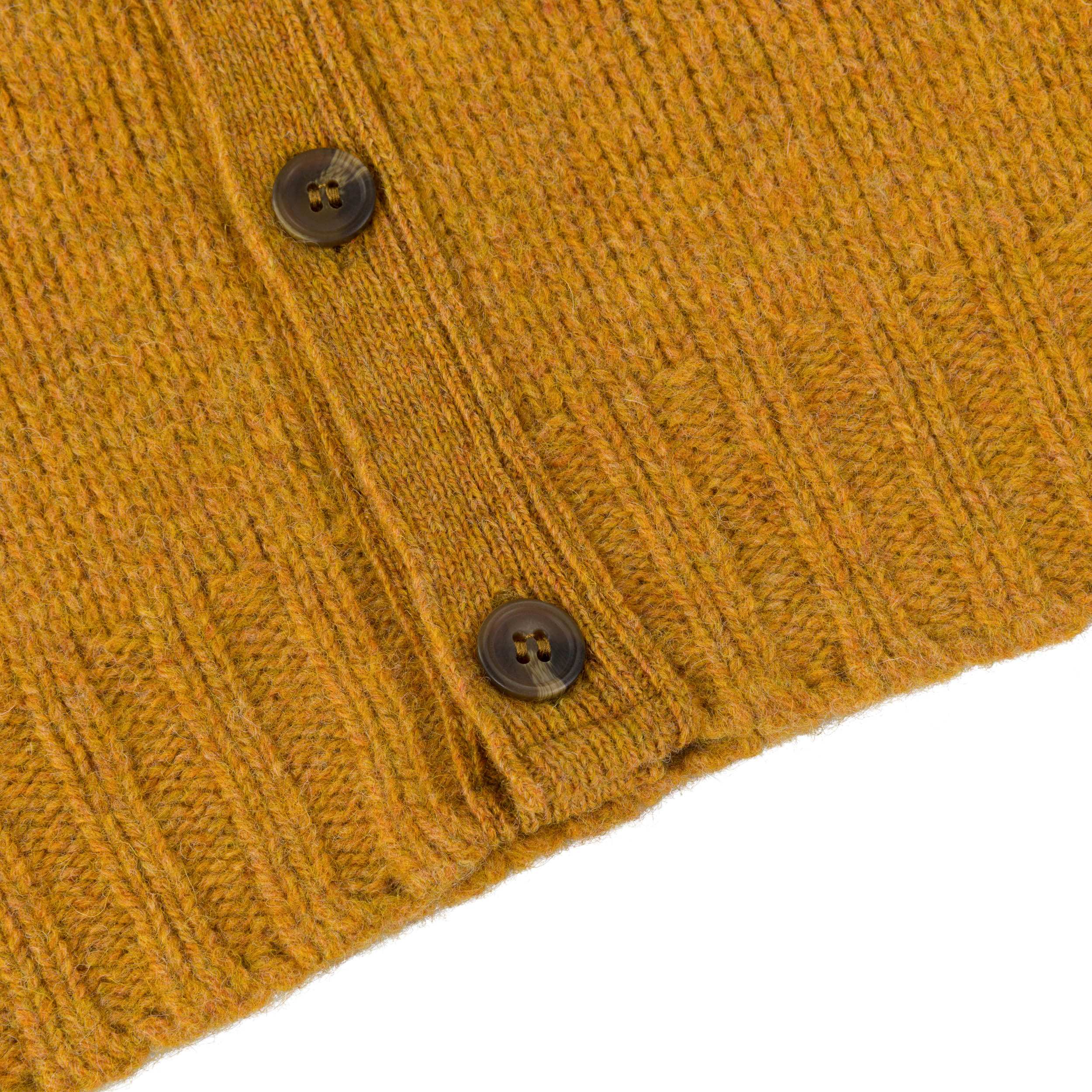 Sleeveless Cardigan in Cumin