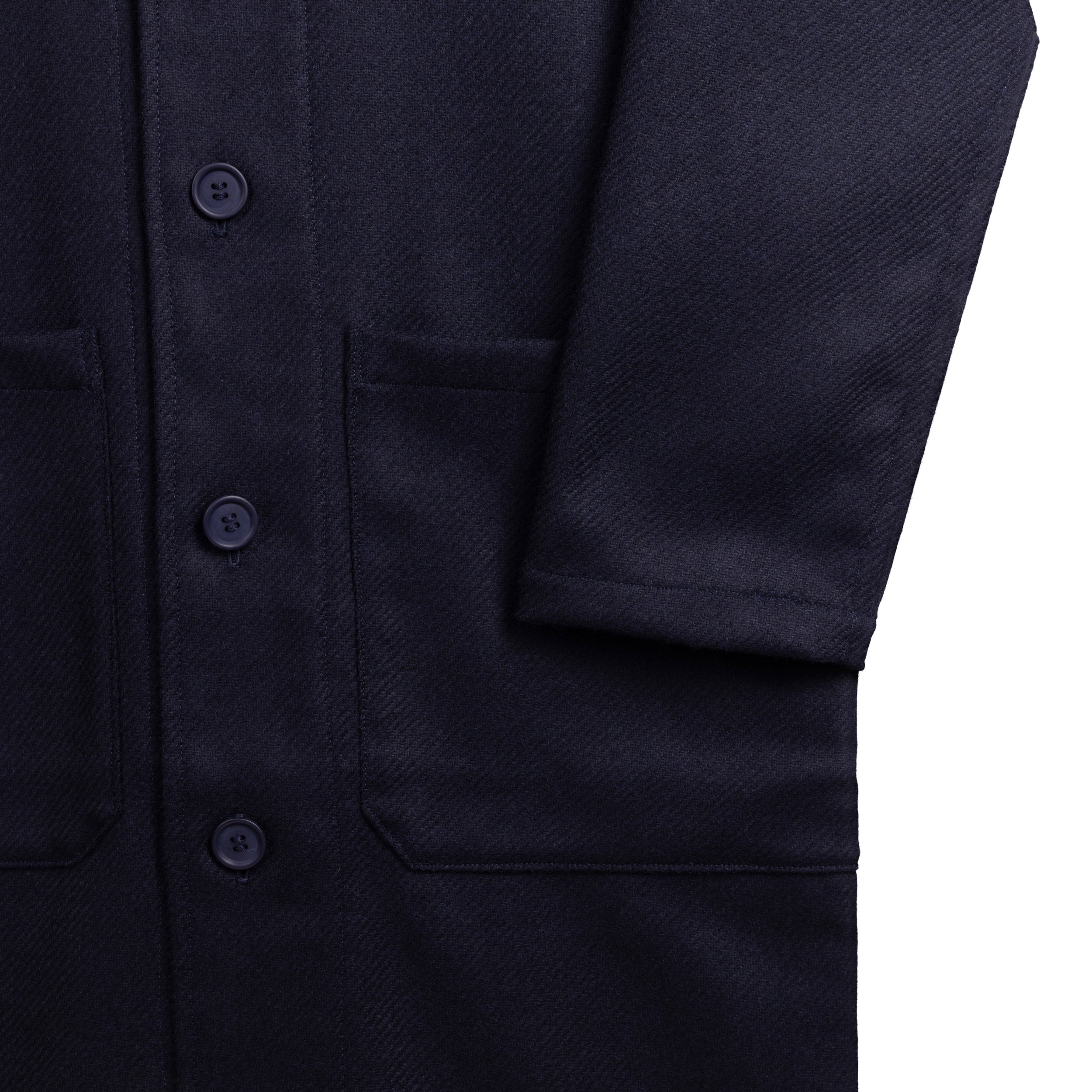 Carrier Company Wool Coat in Navy