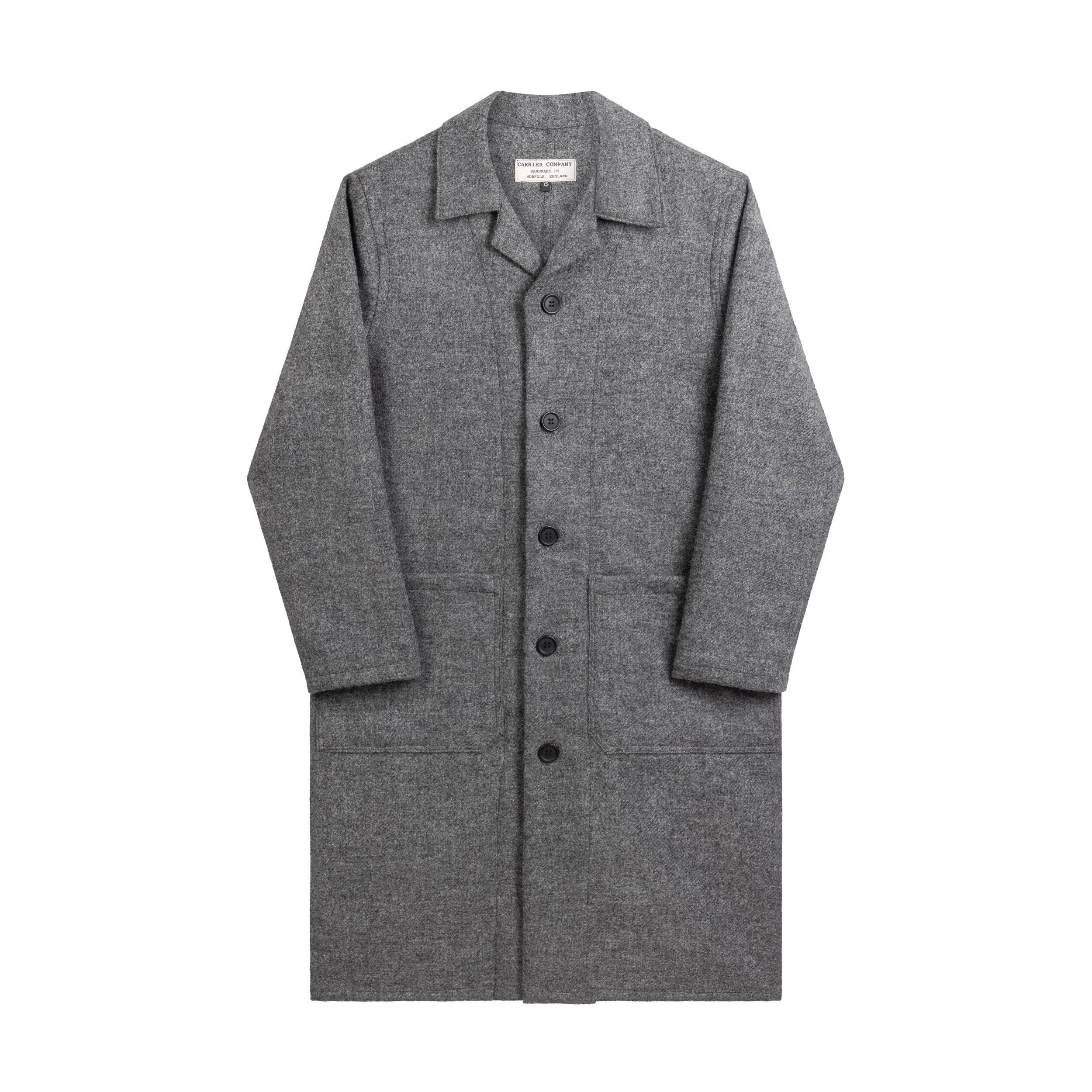 Carrier Company Wool Coat in Grey