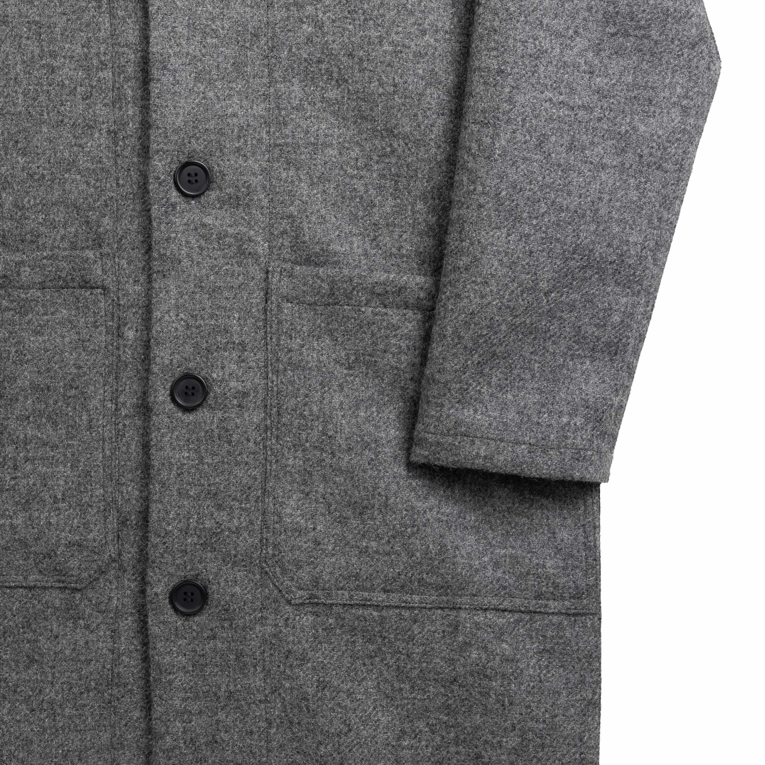 Carrier Company Wool Coat in Grey
