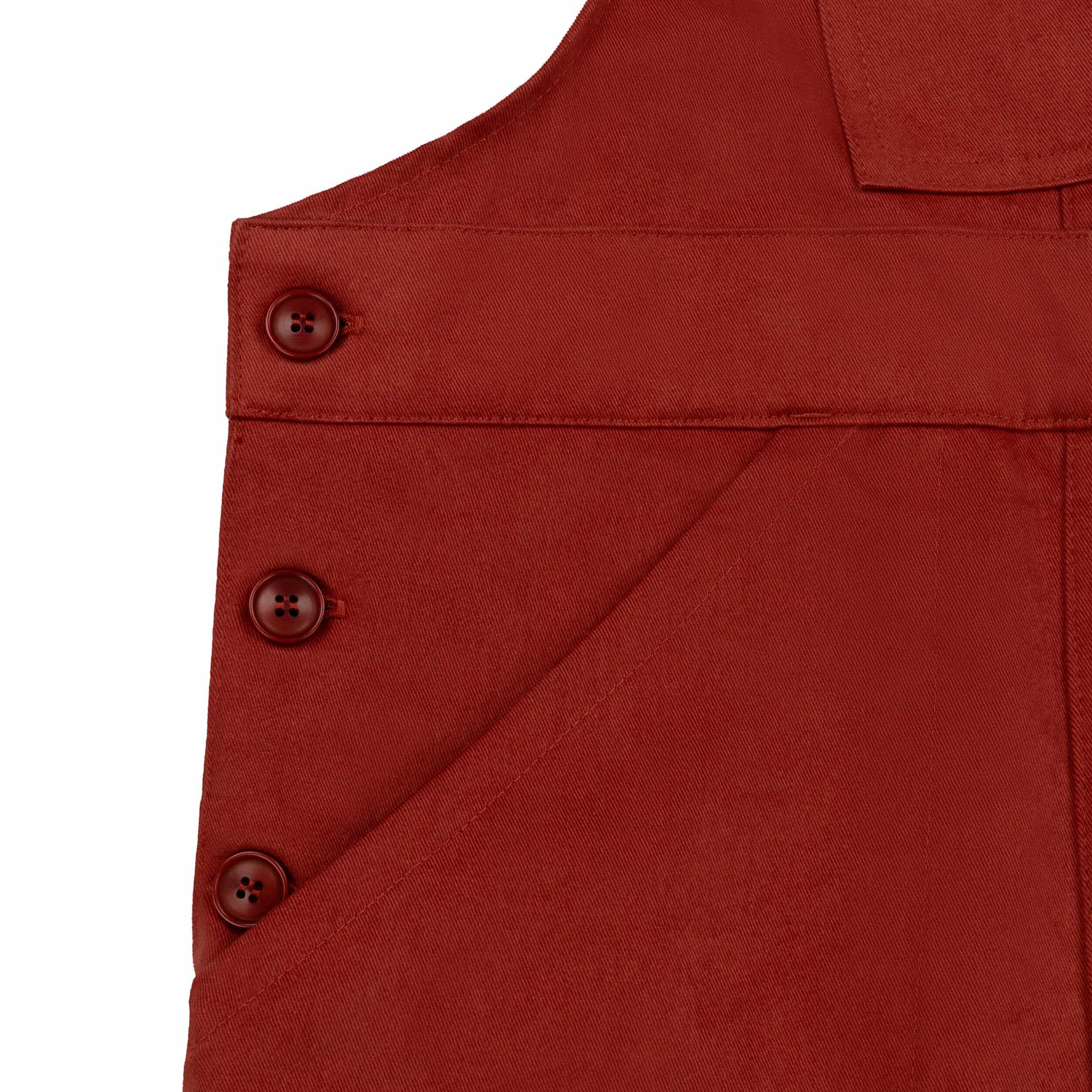Carrier Company Women's Dungarees In Terracotta Twill