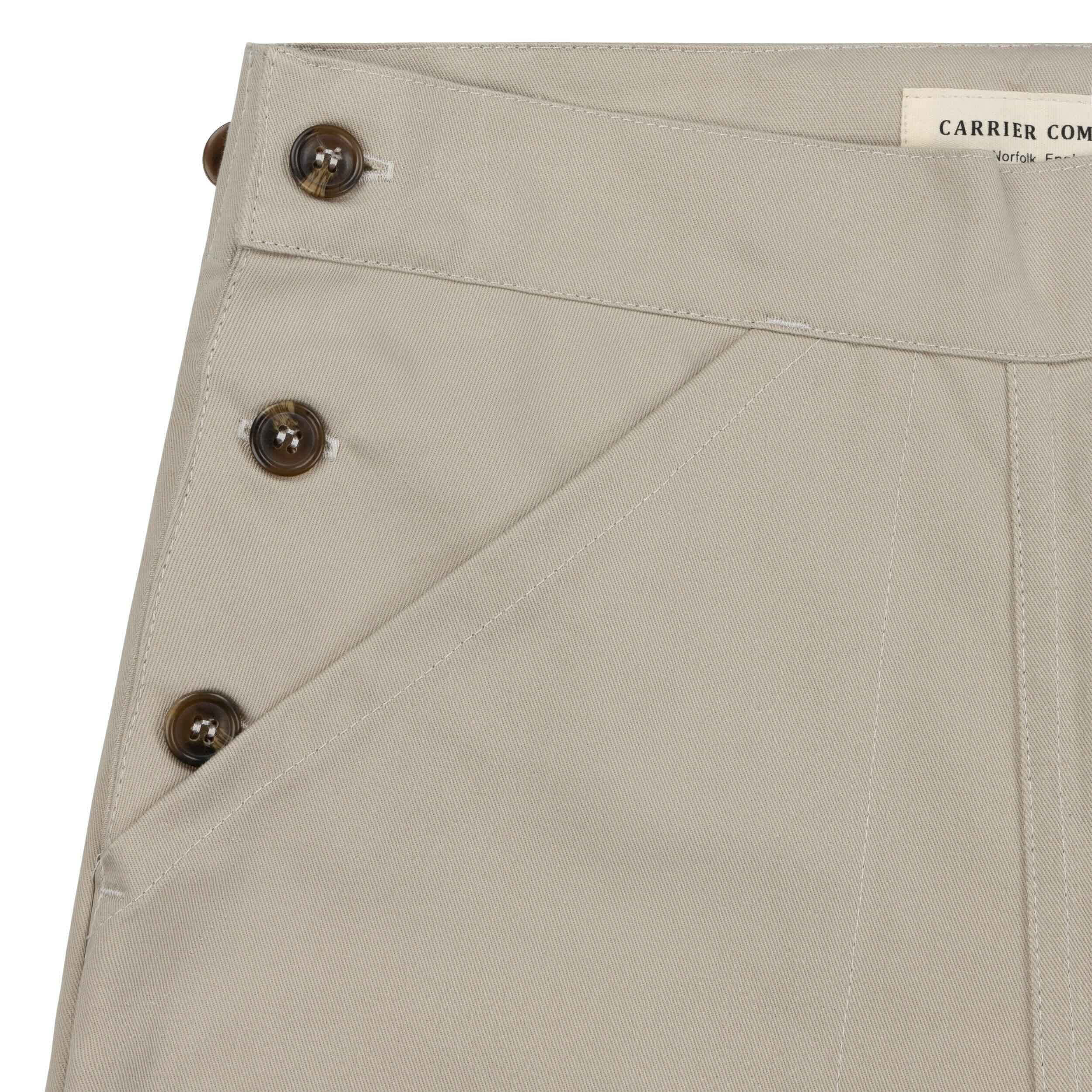 Carrier Company Women's Work Trouser In Stone Cotton Twill