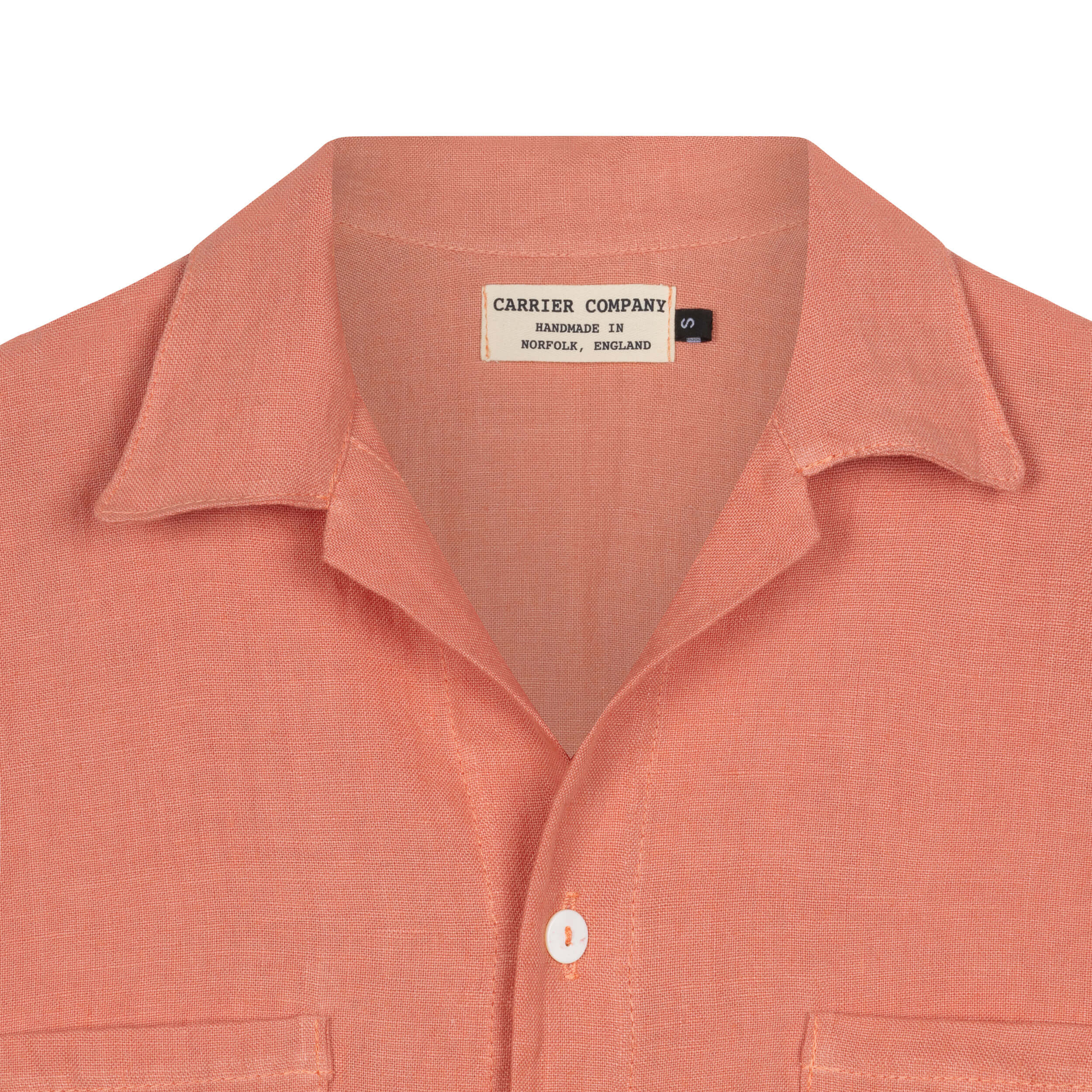 Carrier Company Cuban Shirt Peach