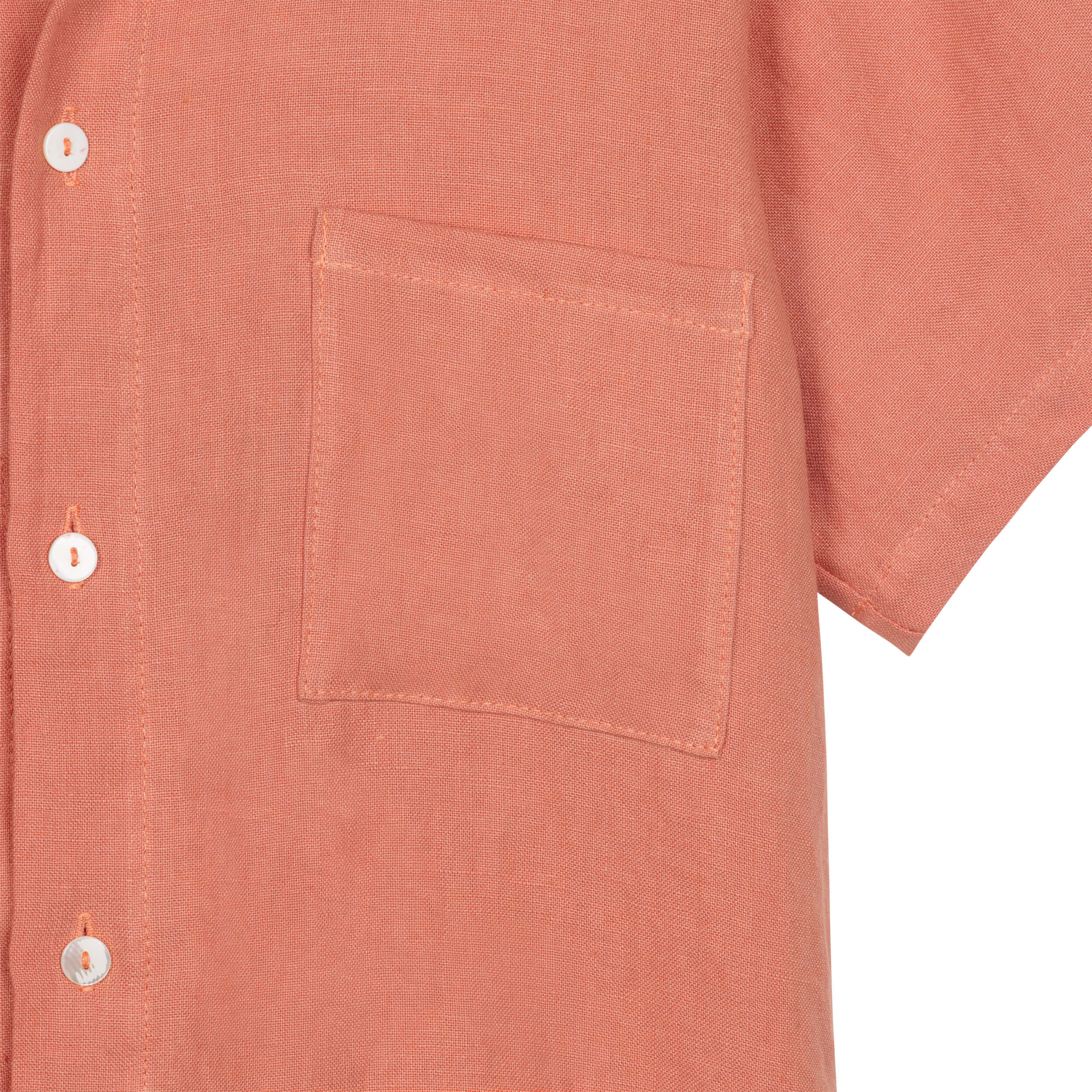 Carrier Company Cuban Shirt Peach
