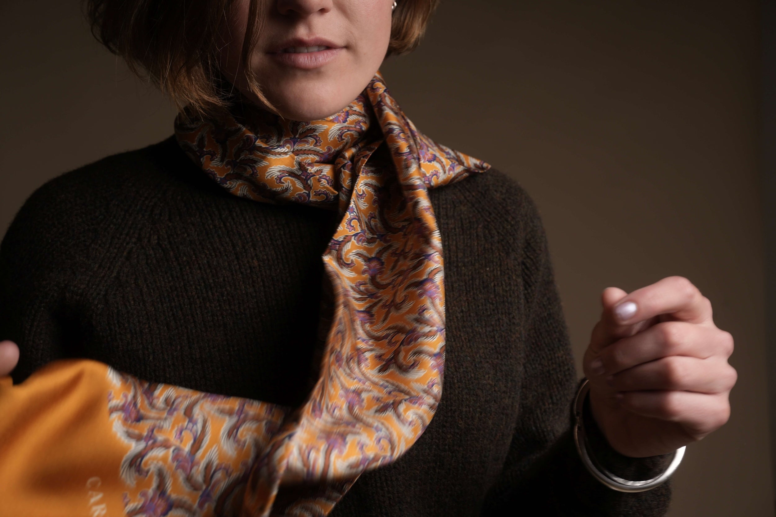 Carrier Company Silk Tubular scarf