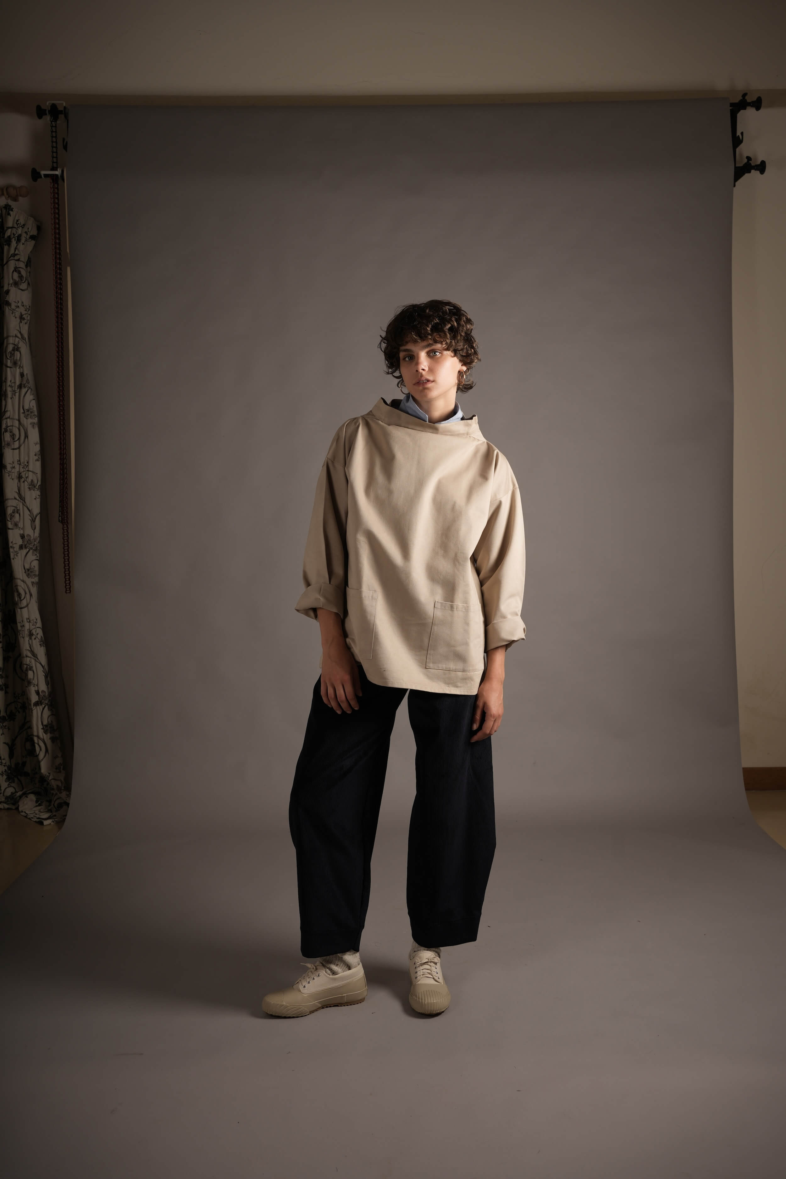 Els Weares Traditional Norfolk Slop in Stone