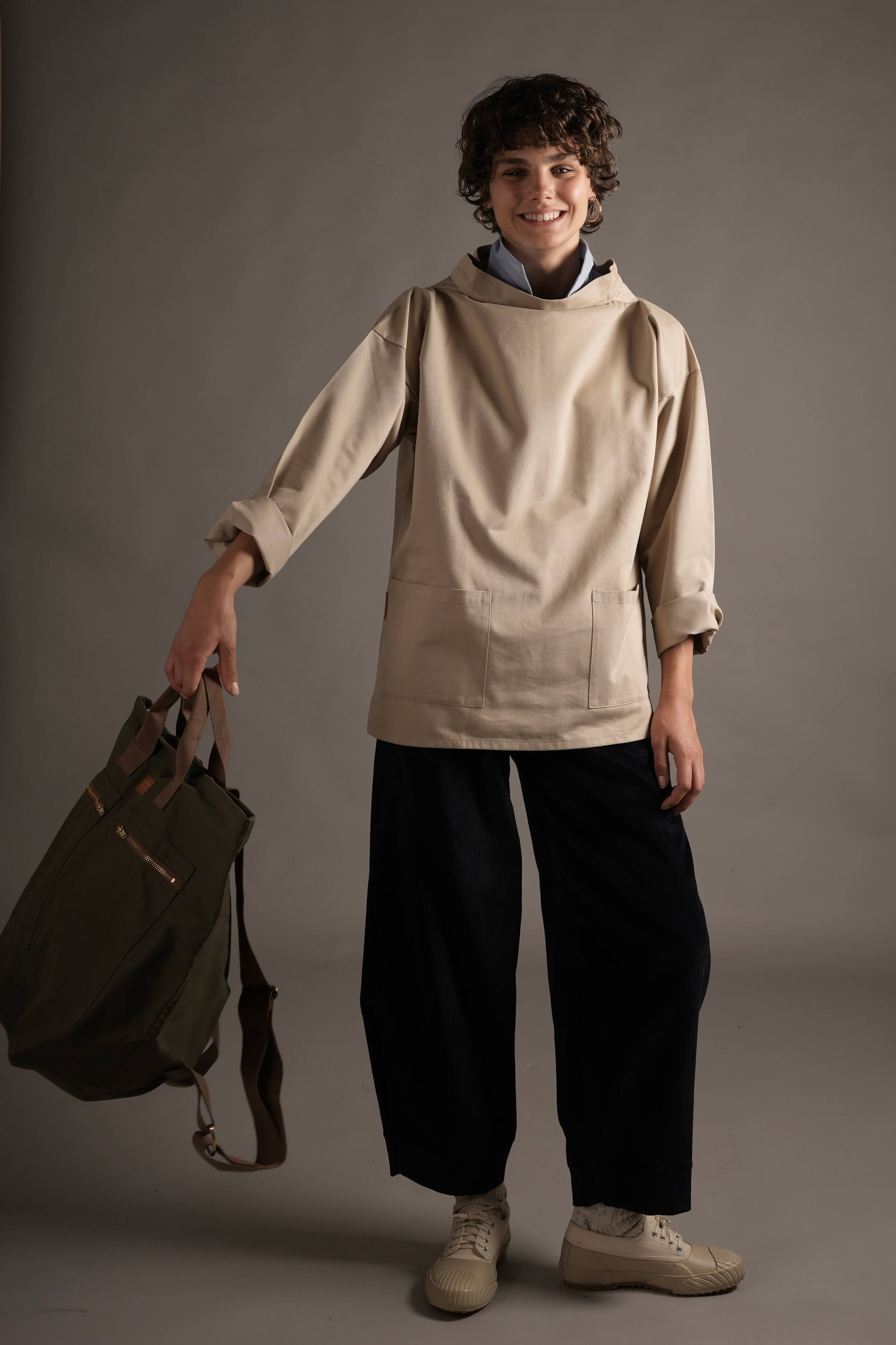 Els Weares Traditional Norfolk Slop in Stone