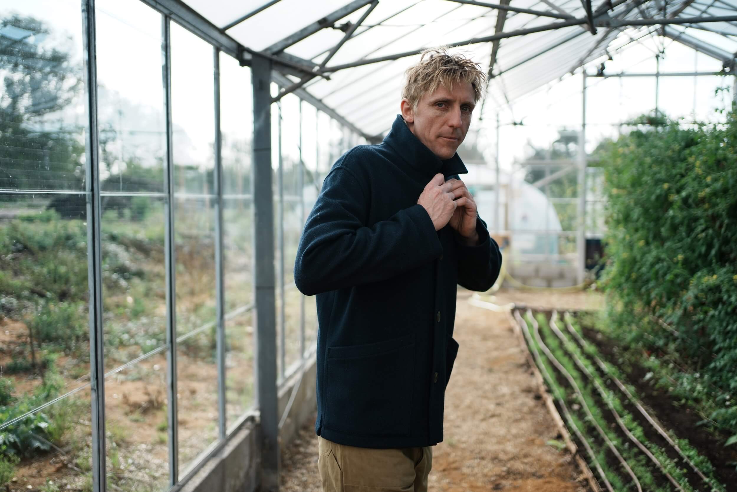 Tommy is 6'4", has a 42" chest and wears a size Large jacket