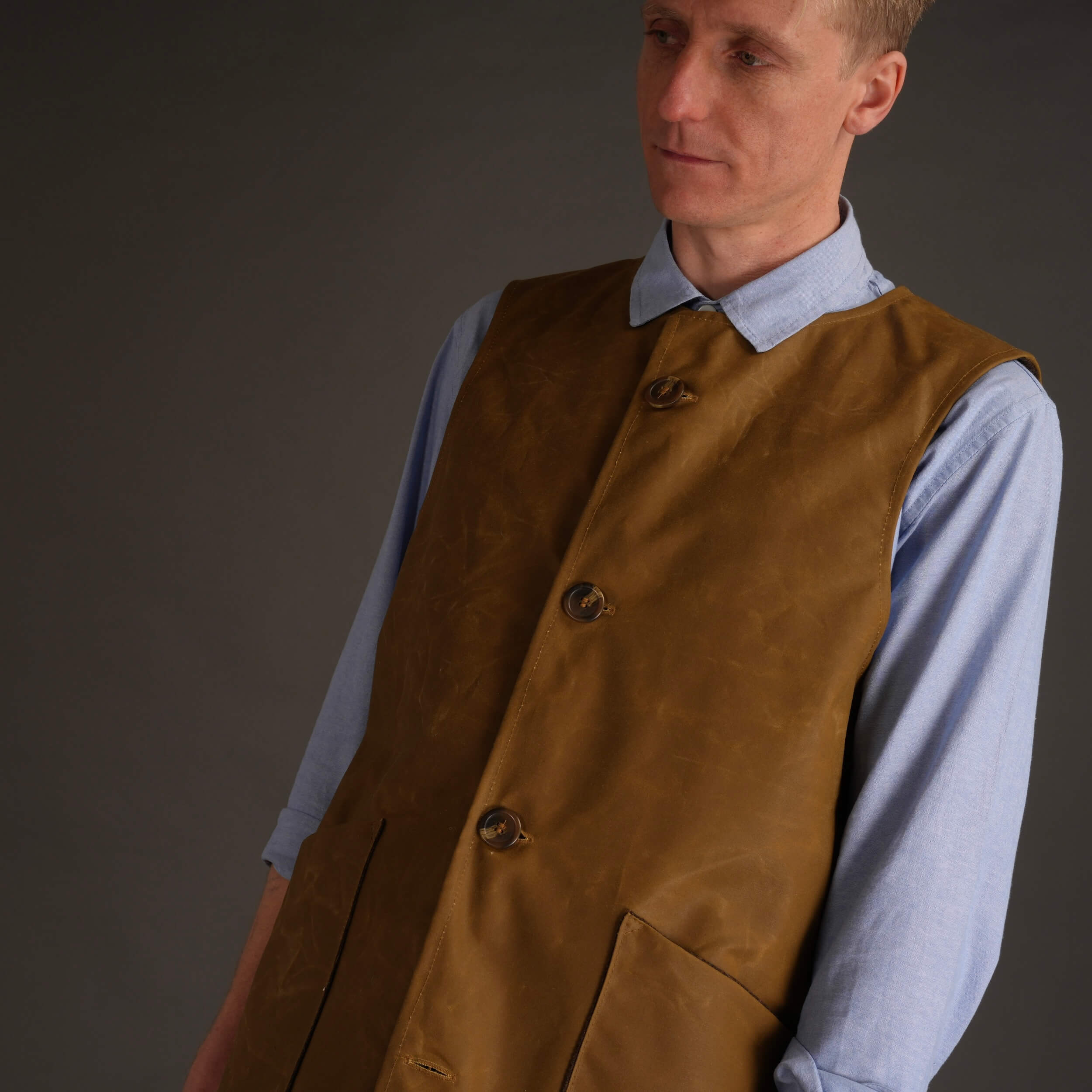 Tommy Wears Carrier Company Waxed Duck Cotton Jerkin