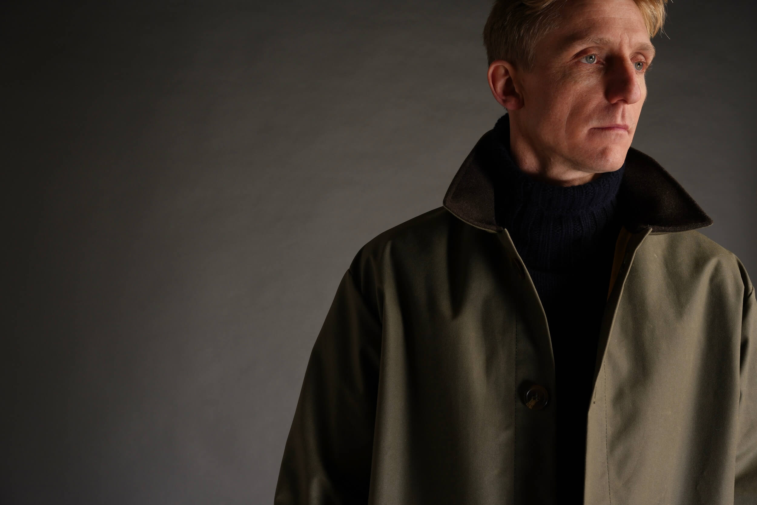 Tommy Wears Carrier Company Waxed Duck Cotton Jacket In Olive