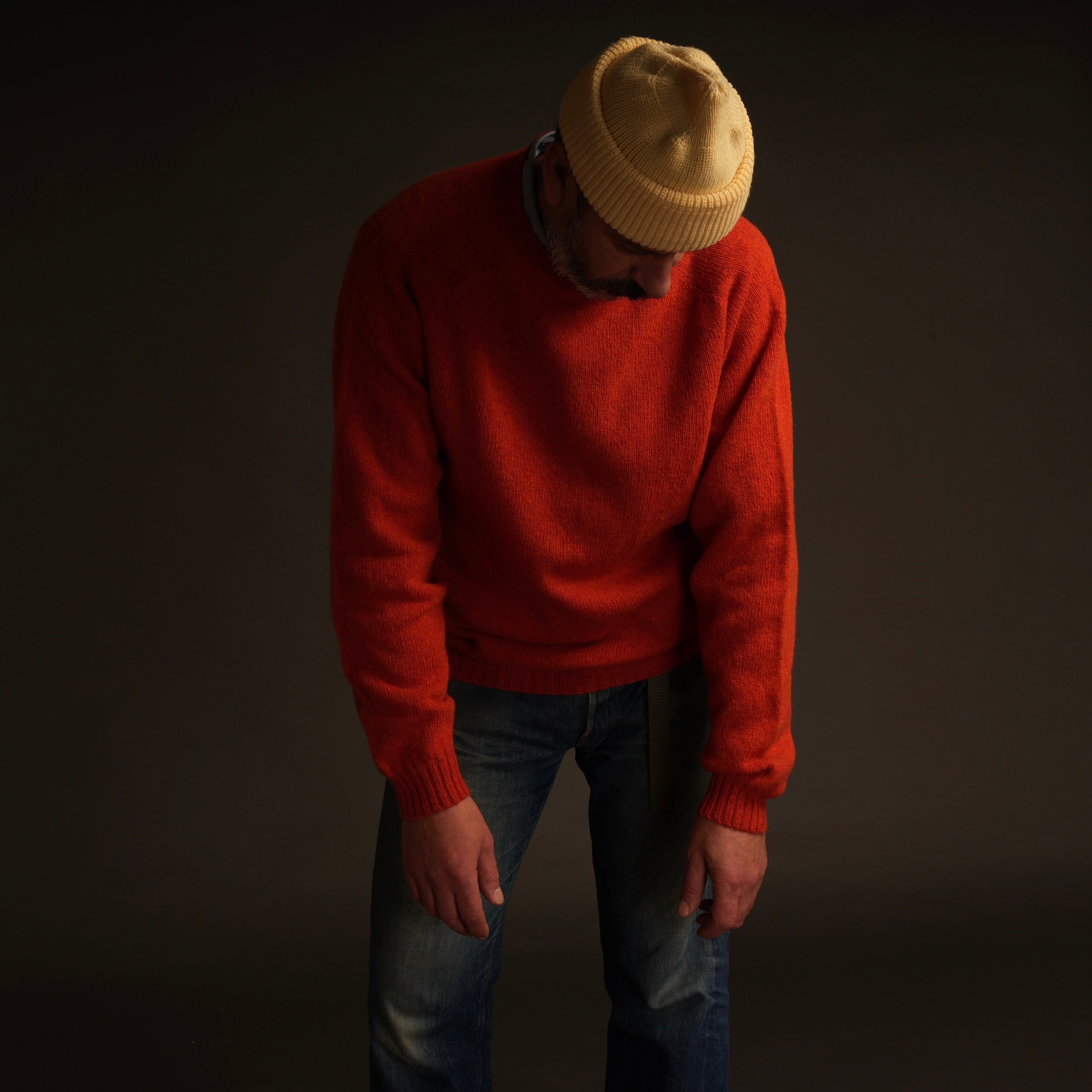 Enzo is 6'1" tall and wears an XL jumper