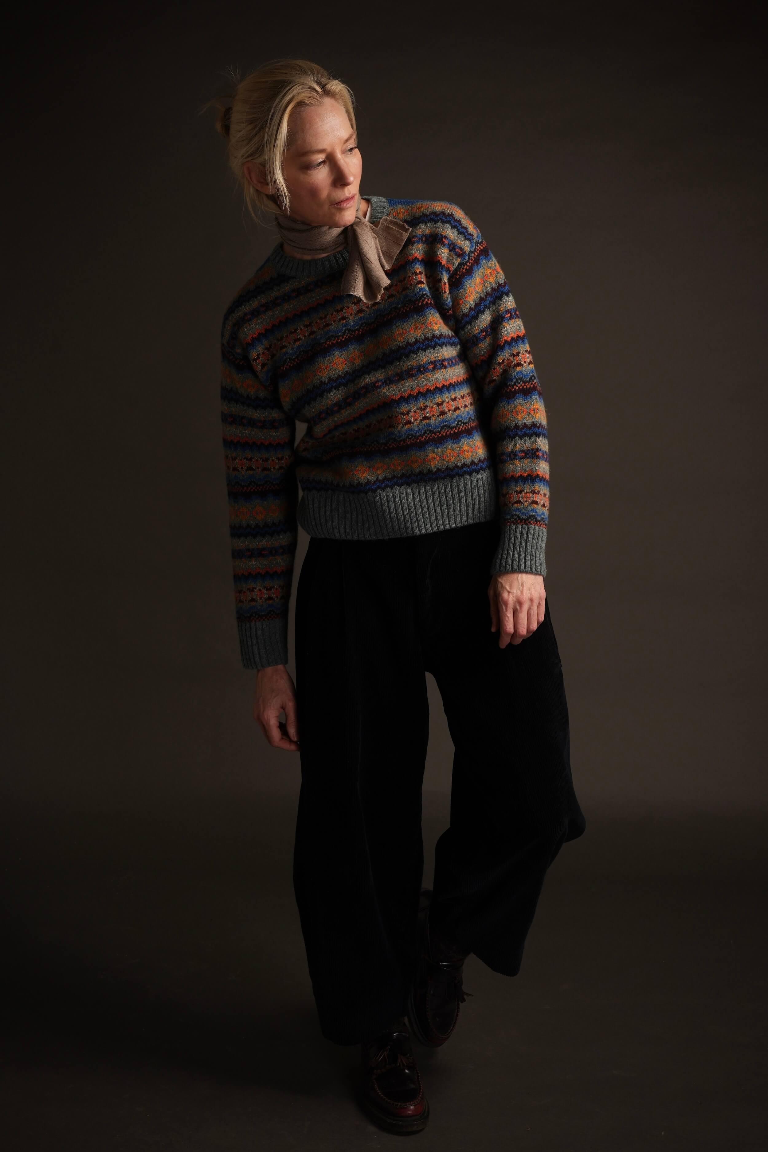 Sienna is 5'6", a size 10 and wears a SMALL jumper