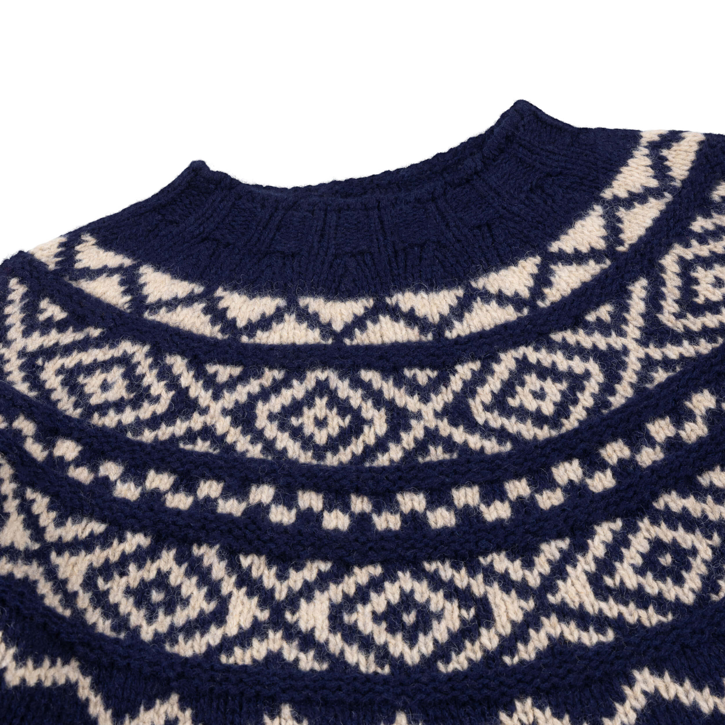 Carrier Company Chunky Wide Yoke In Navy & Cream