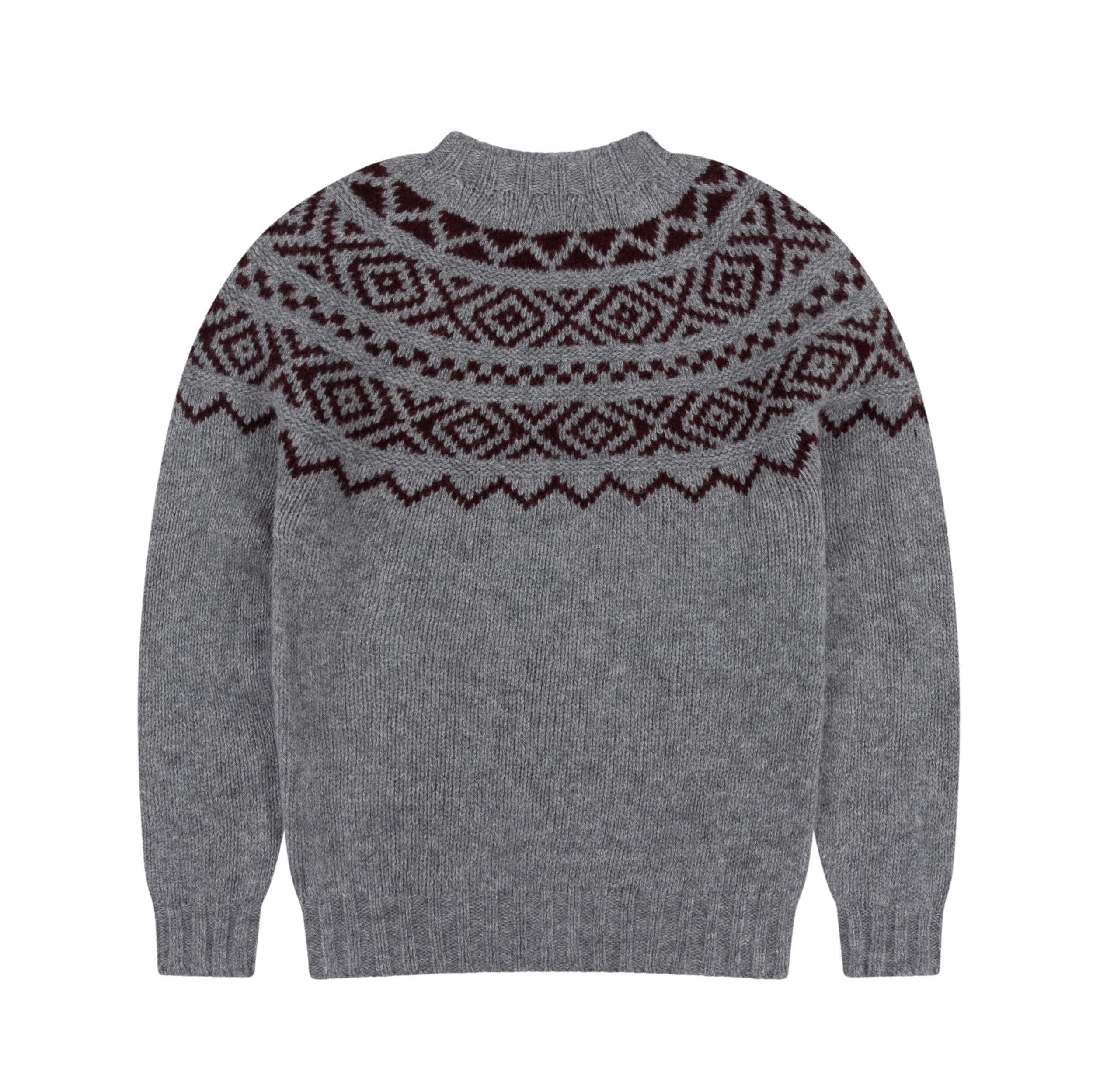 Carrier Company Chunky Wide Yoke In Beetroot & Grey