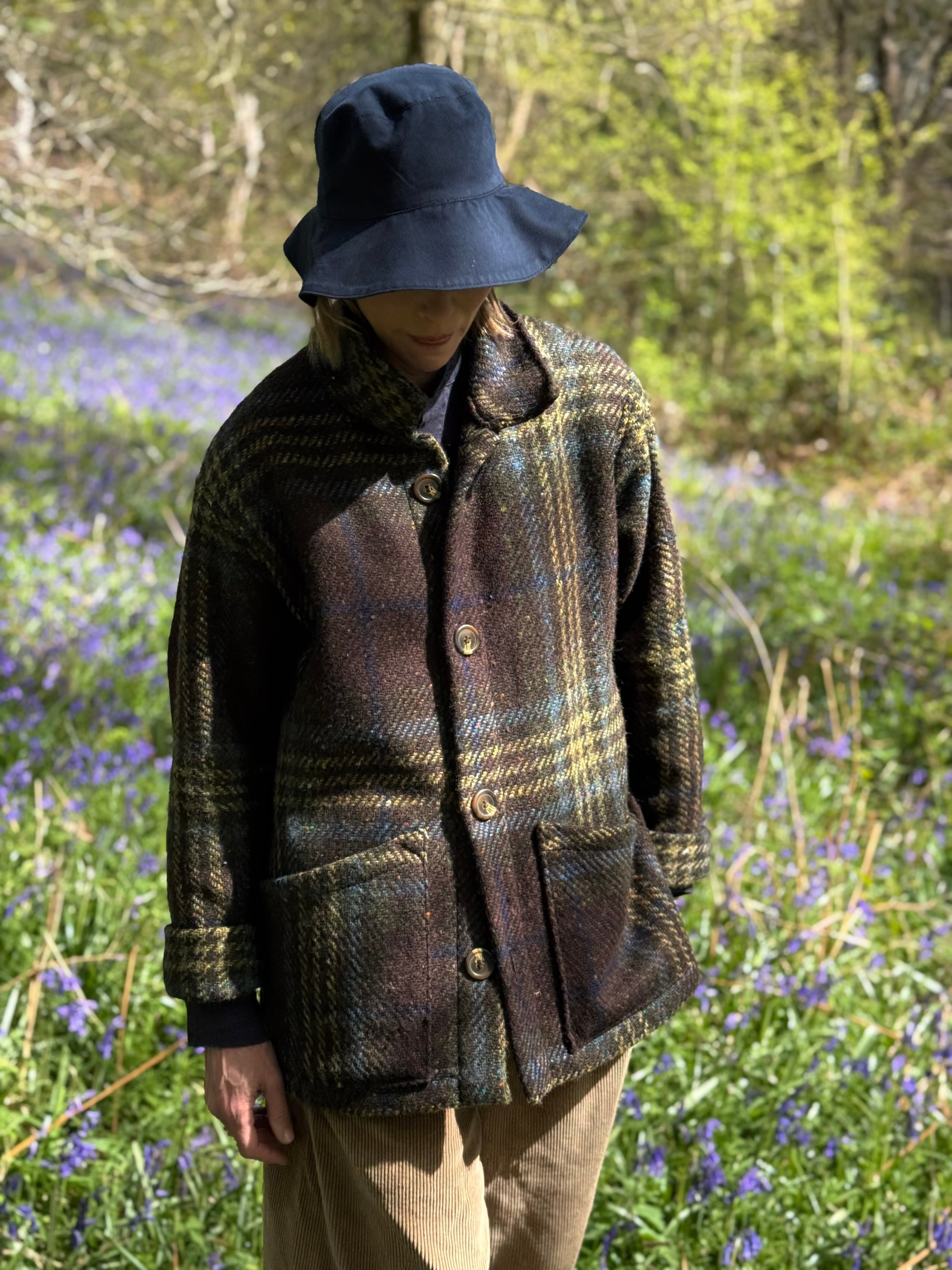 Sienna Wears Carrier Company Celtic Wool Jacket in Spearmint