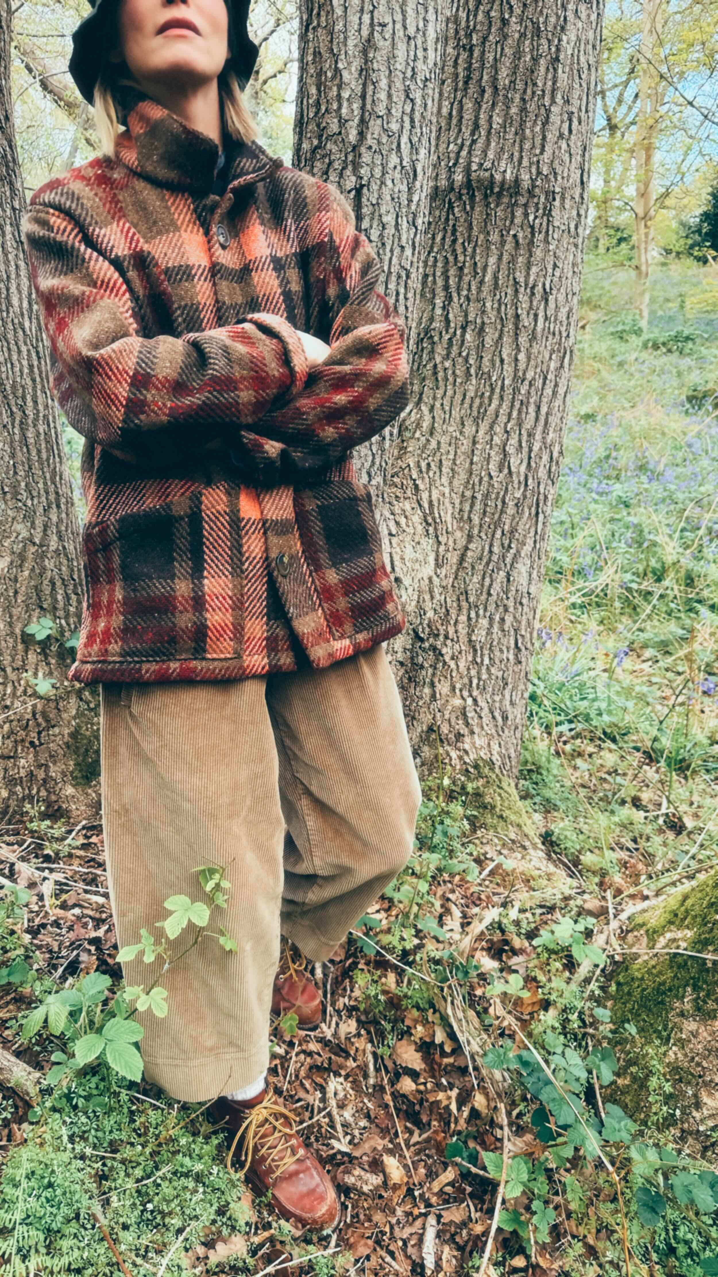 Sienna Wears Carrier Company Celtic Wool Jacket in Rose