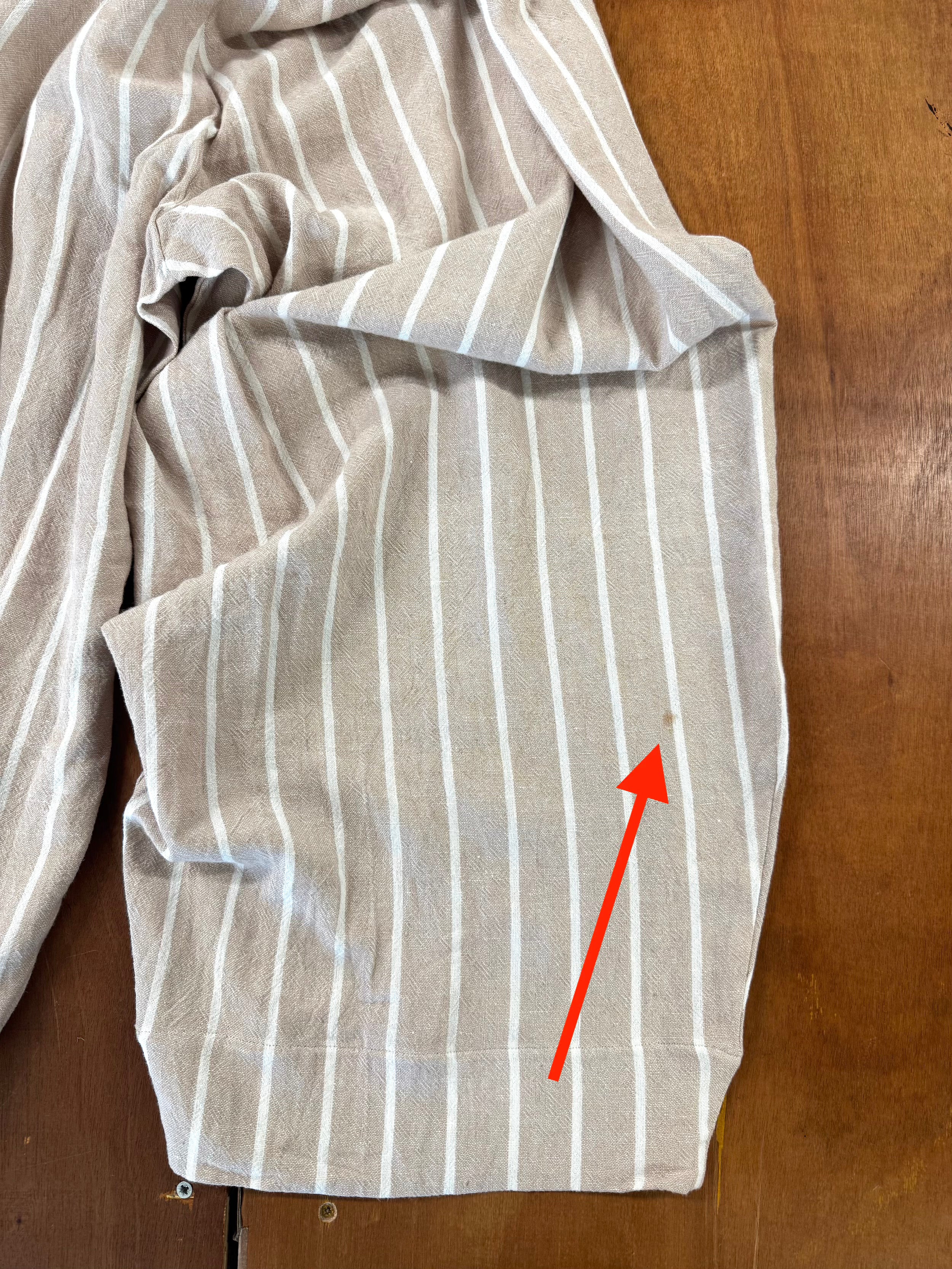 Carrier Company Dutch Trouser in Striped Linen