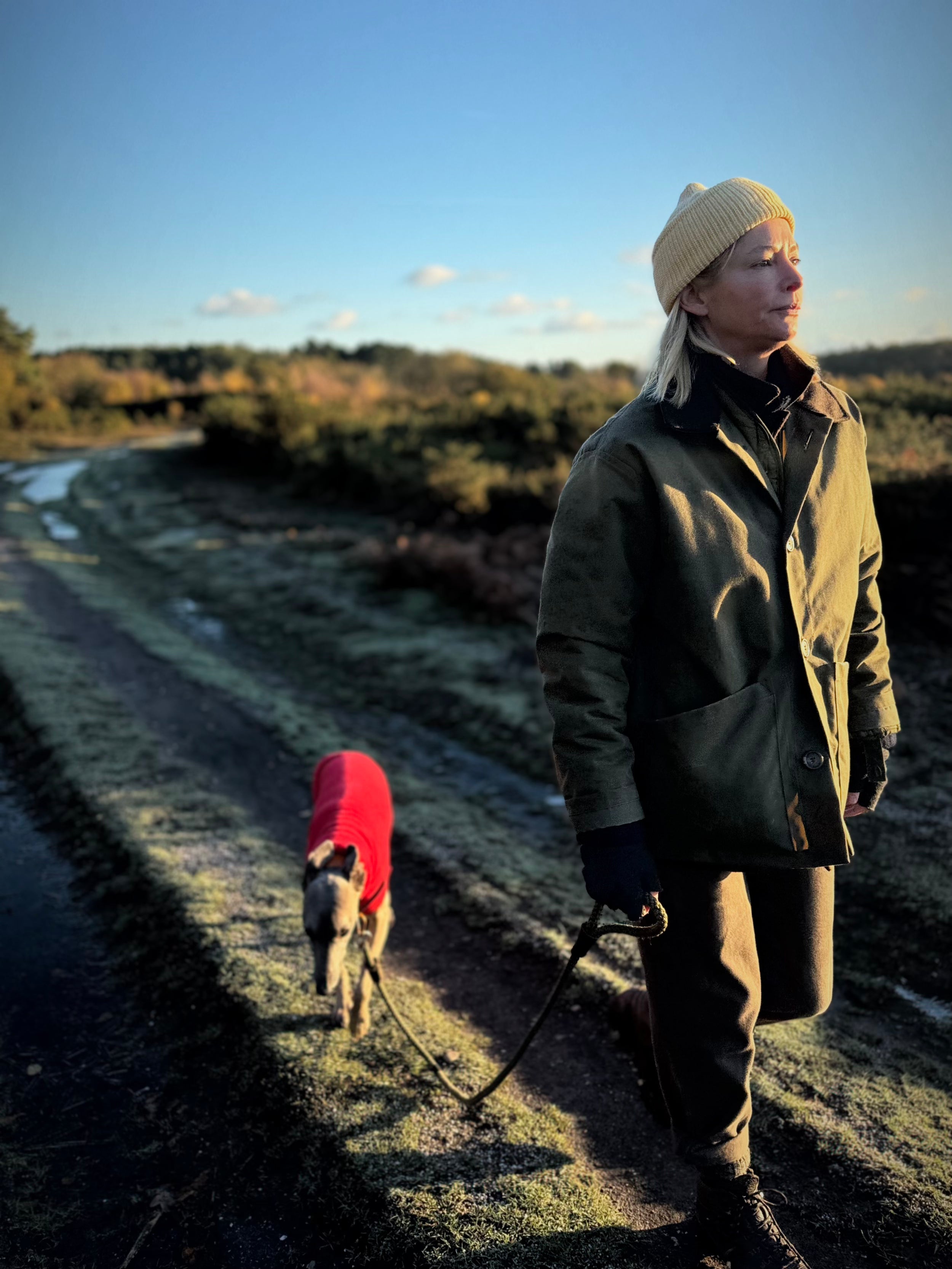SiennaWears Carrier Company Waxed Duck Cotton Jacket In Olive