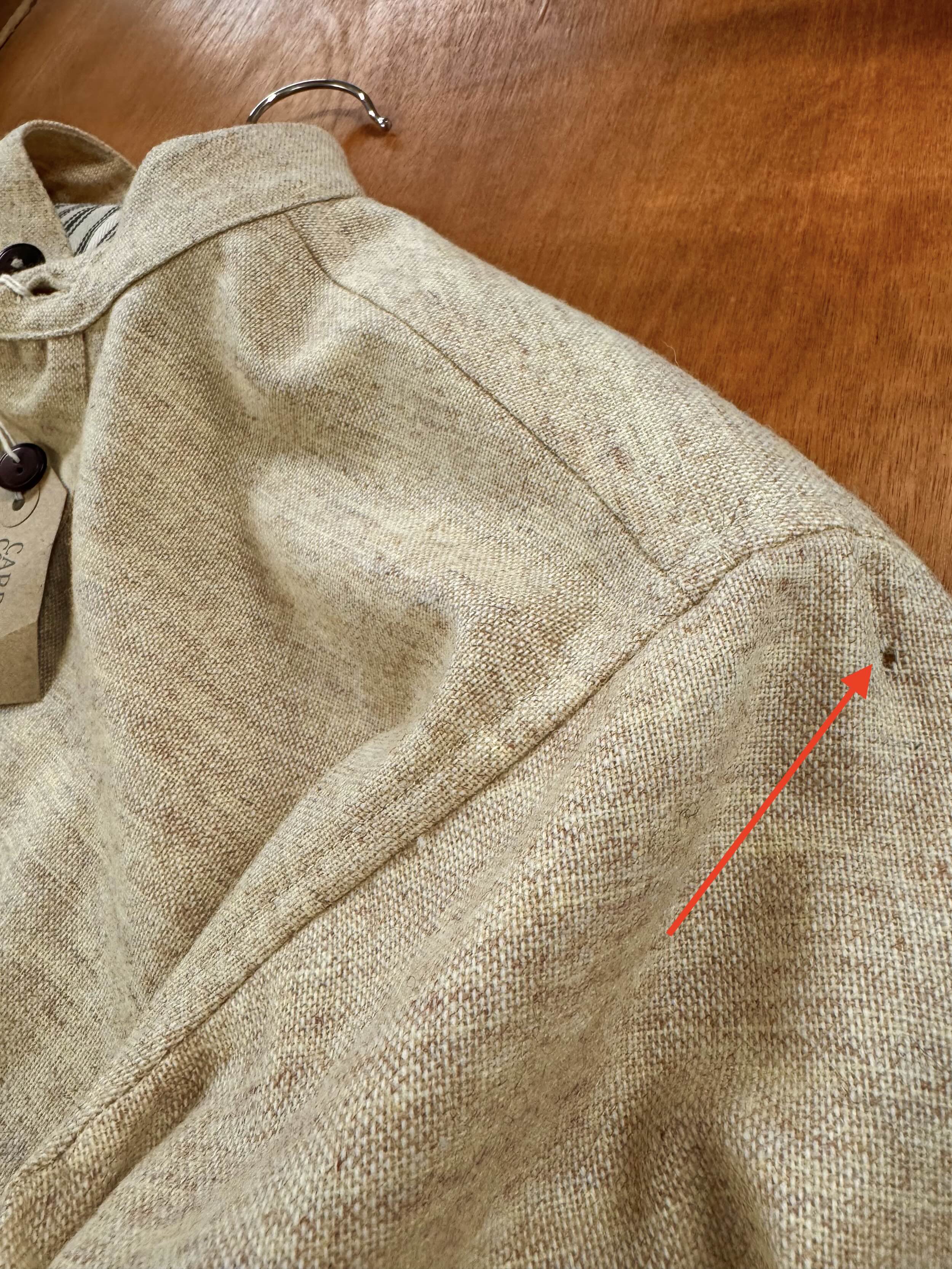 Carrier Company Wool Overshirt in BarleyStraw