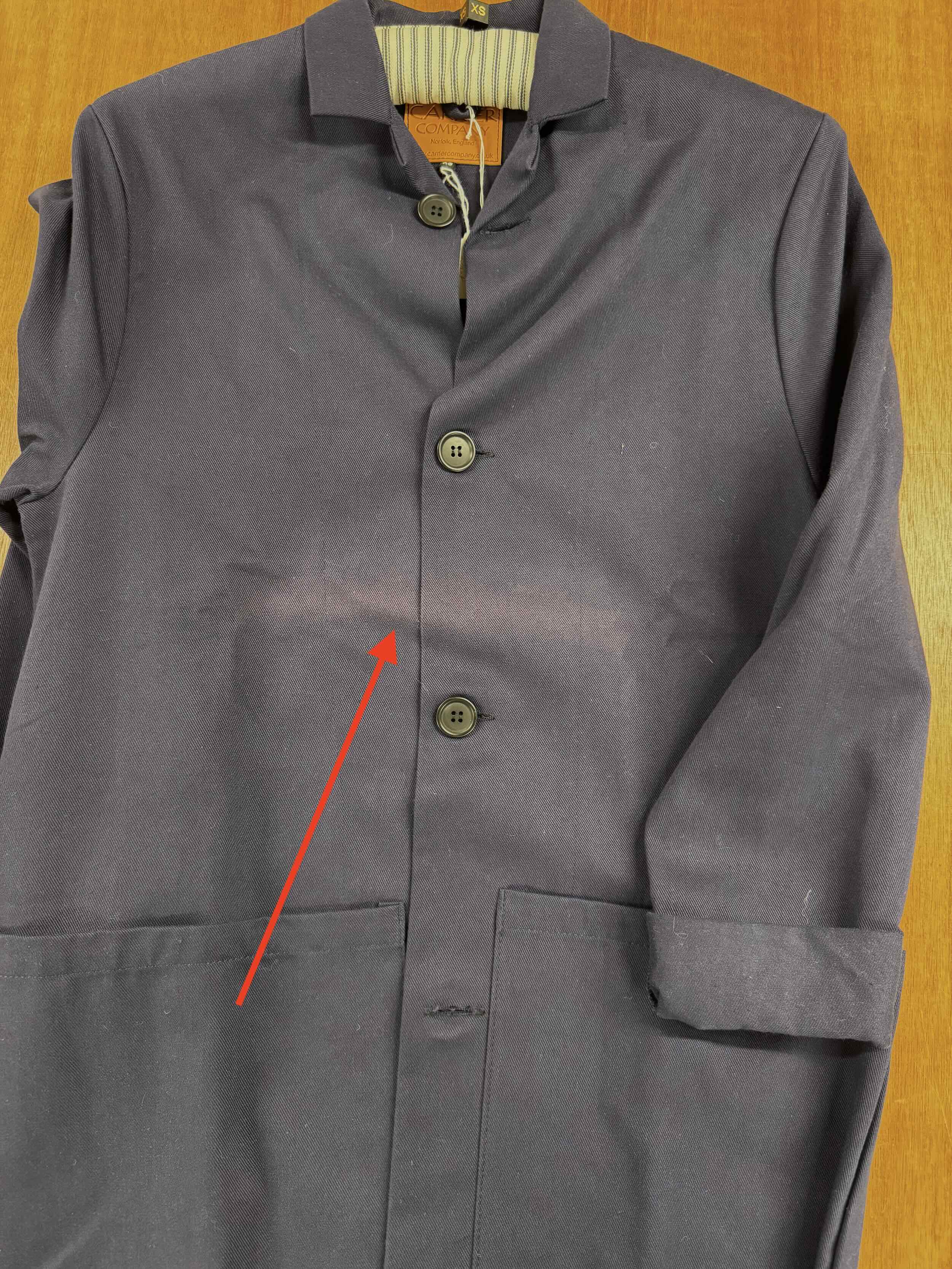 Carrier Company Stockman's Coat in Navy Drill