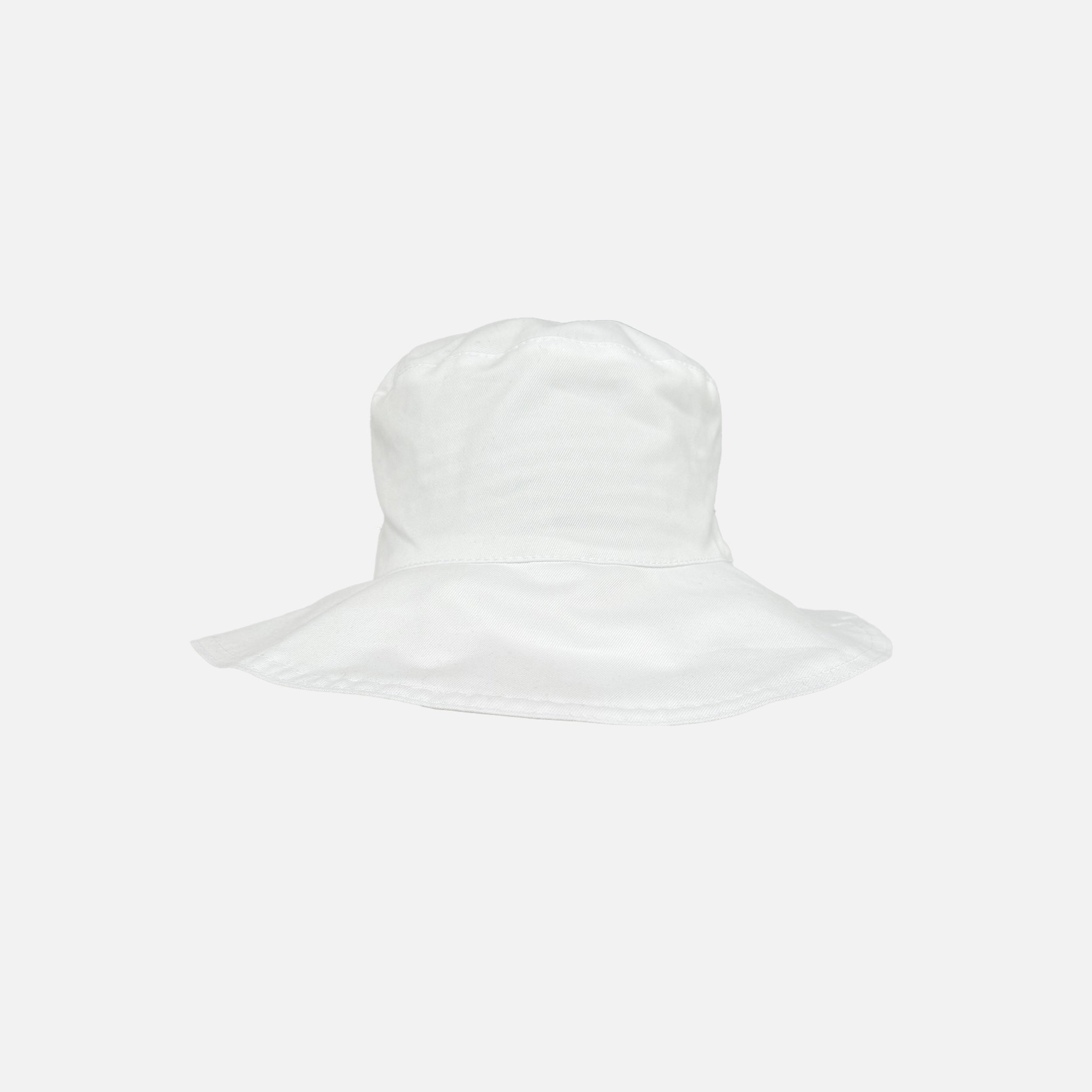 Carrier Company x Scenery magazine summer Hat in White Cotton Twill