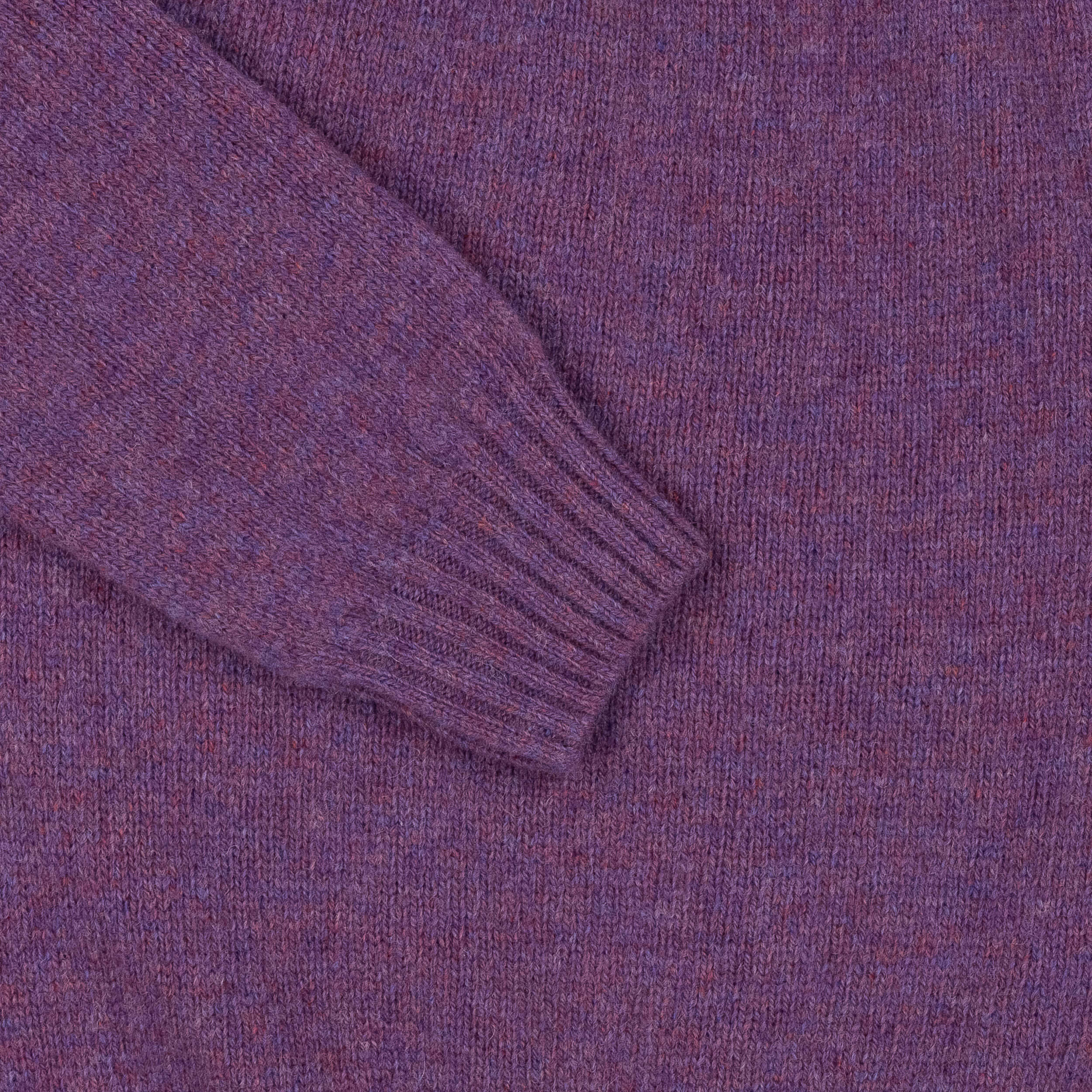 Carrier Company Shetland Yoke Jumper In Parsley & Lavender