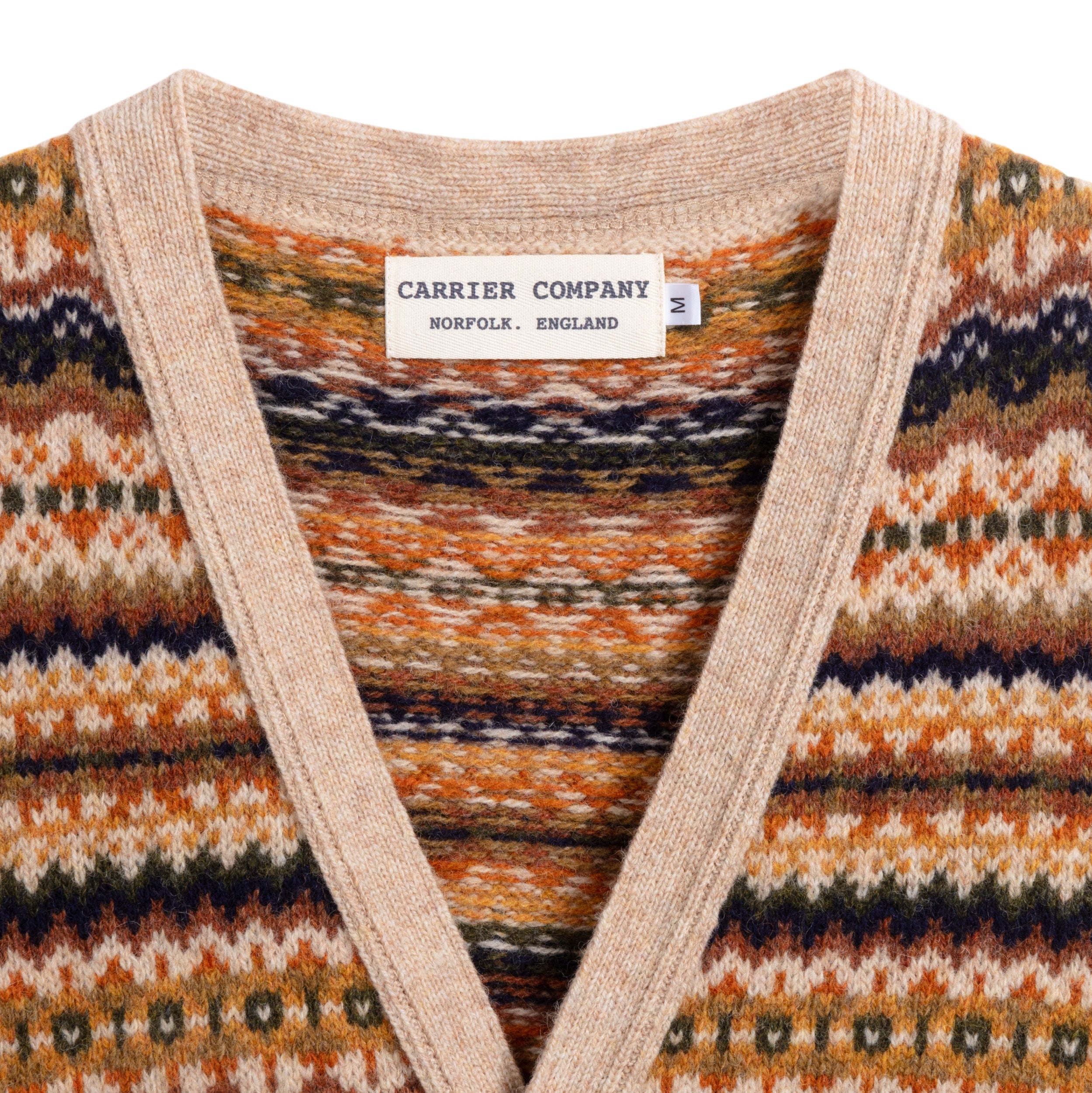 Carrier Company Shetland Wool Sleeveless Cardigan in Tusk