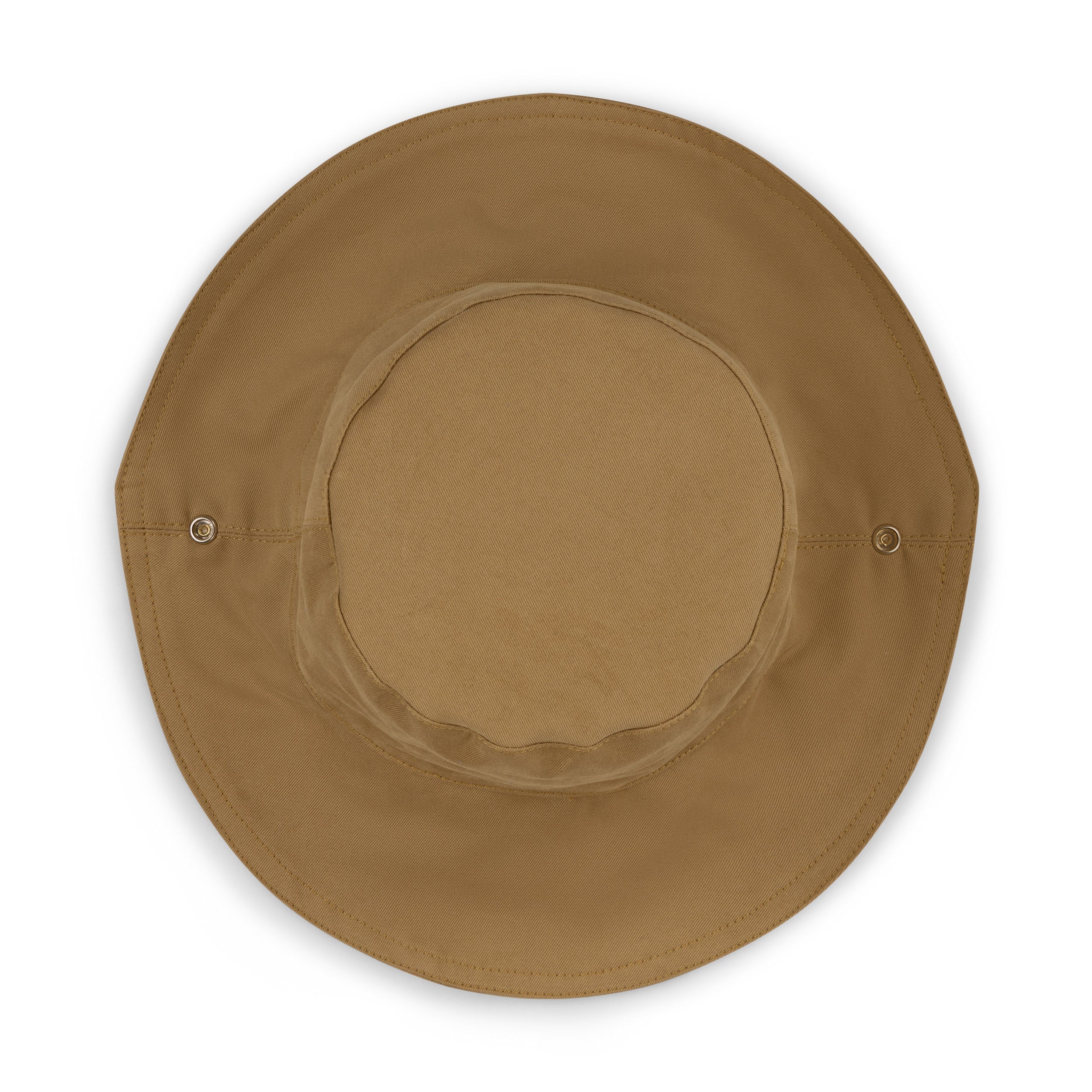Tan Drill Summer Popper Hat