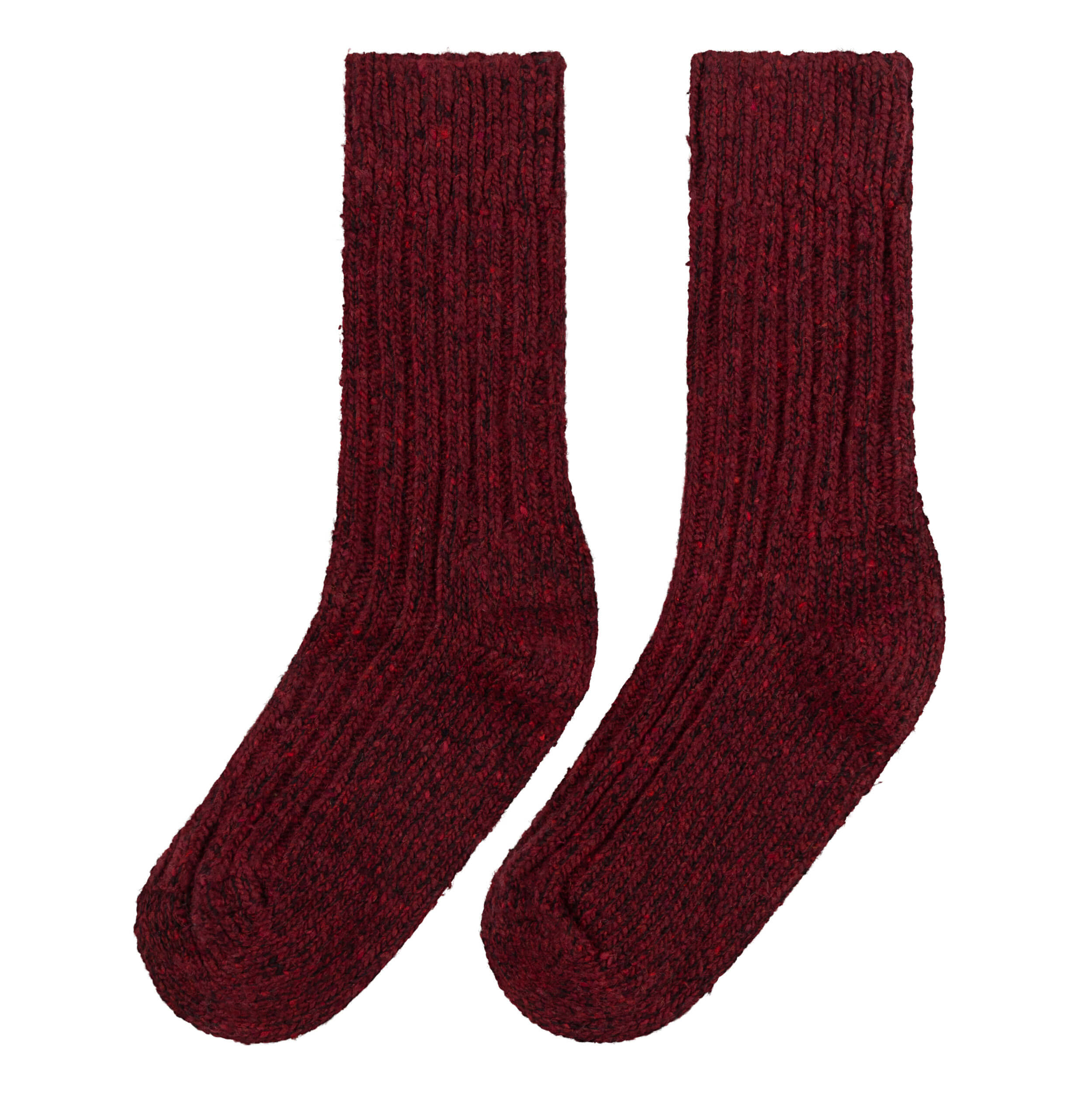 Carrier Company Wool Walking Sock In Burgundy