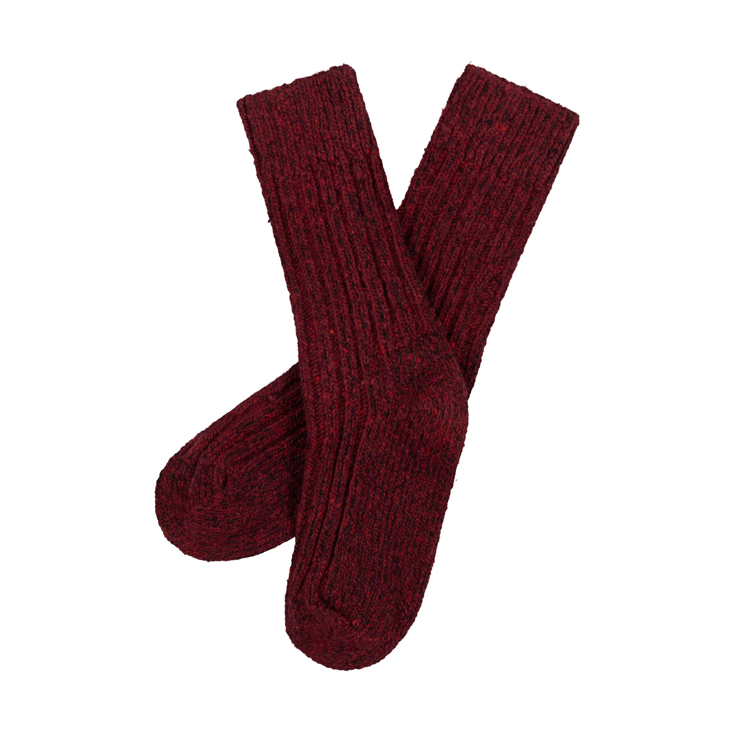 Carrier Company Wool Walking Sock In Burgundy