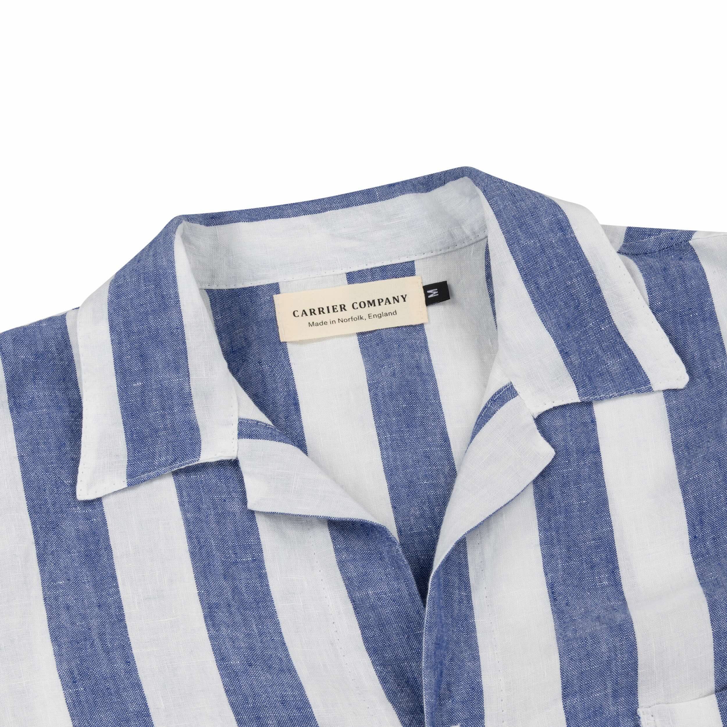 Carrier Company Blue & White Striped Linen Pyjama