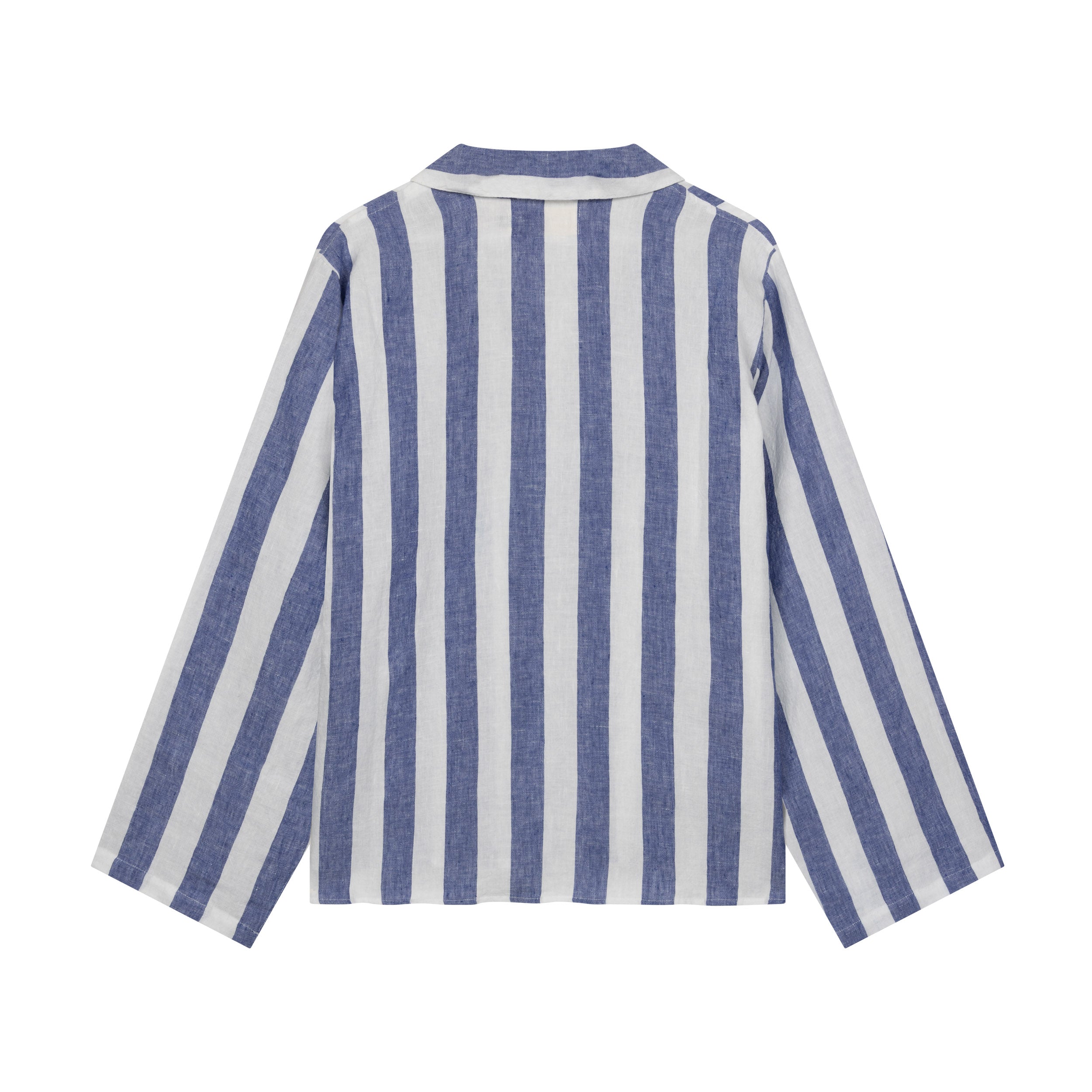 Carrier Company Blue & White Striped Linen Pyjama