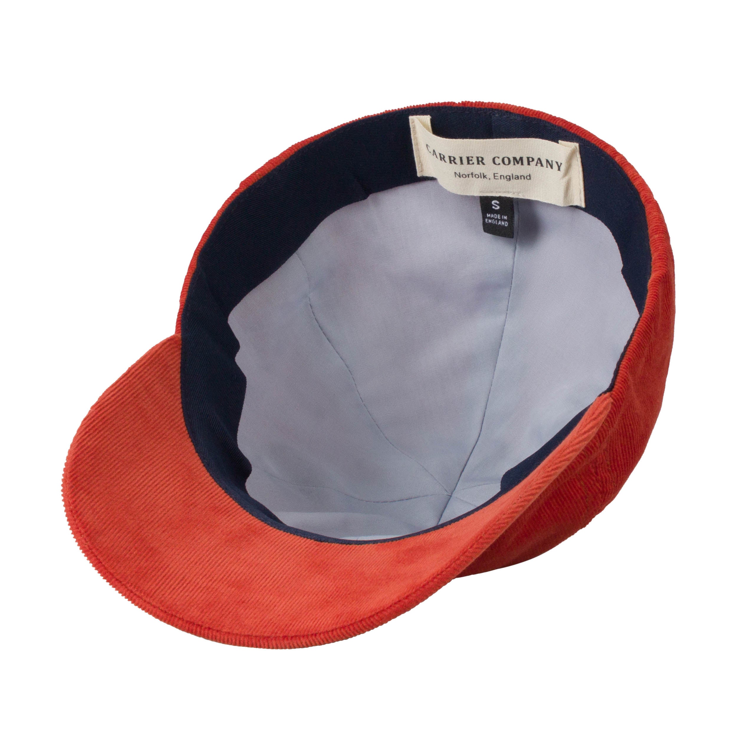 Carrier Company Corduroy Baseball Cap in Rust