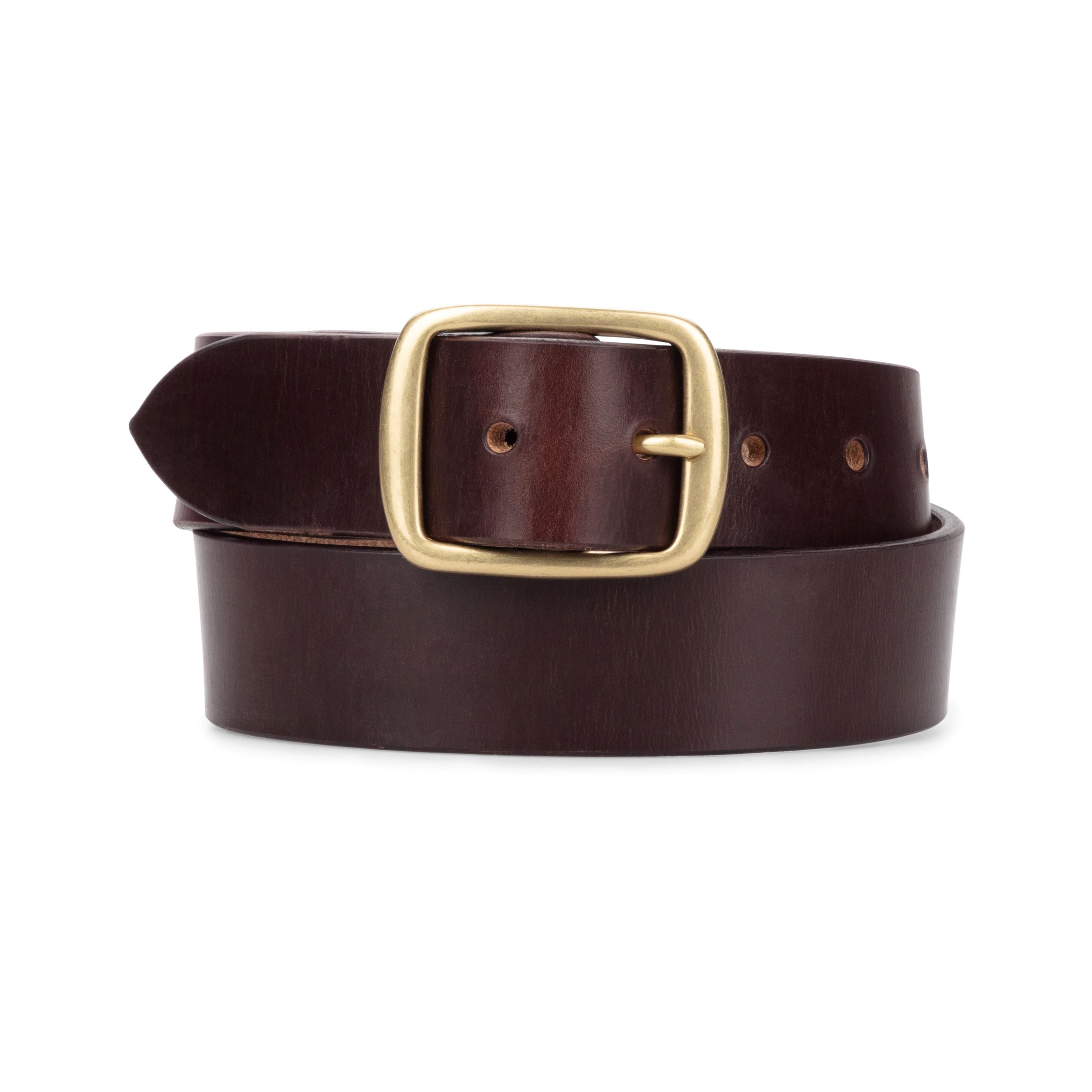 Carrier Company x Barnes and Moore Garrison Belt in Oak Bark