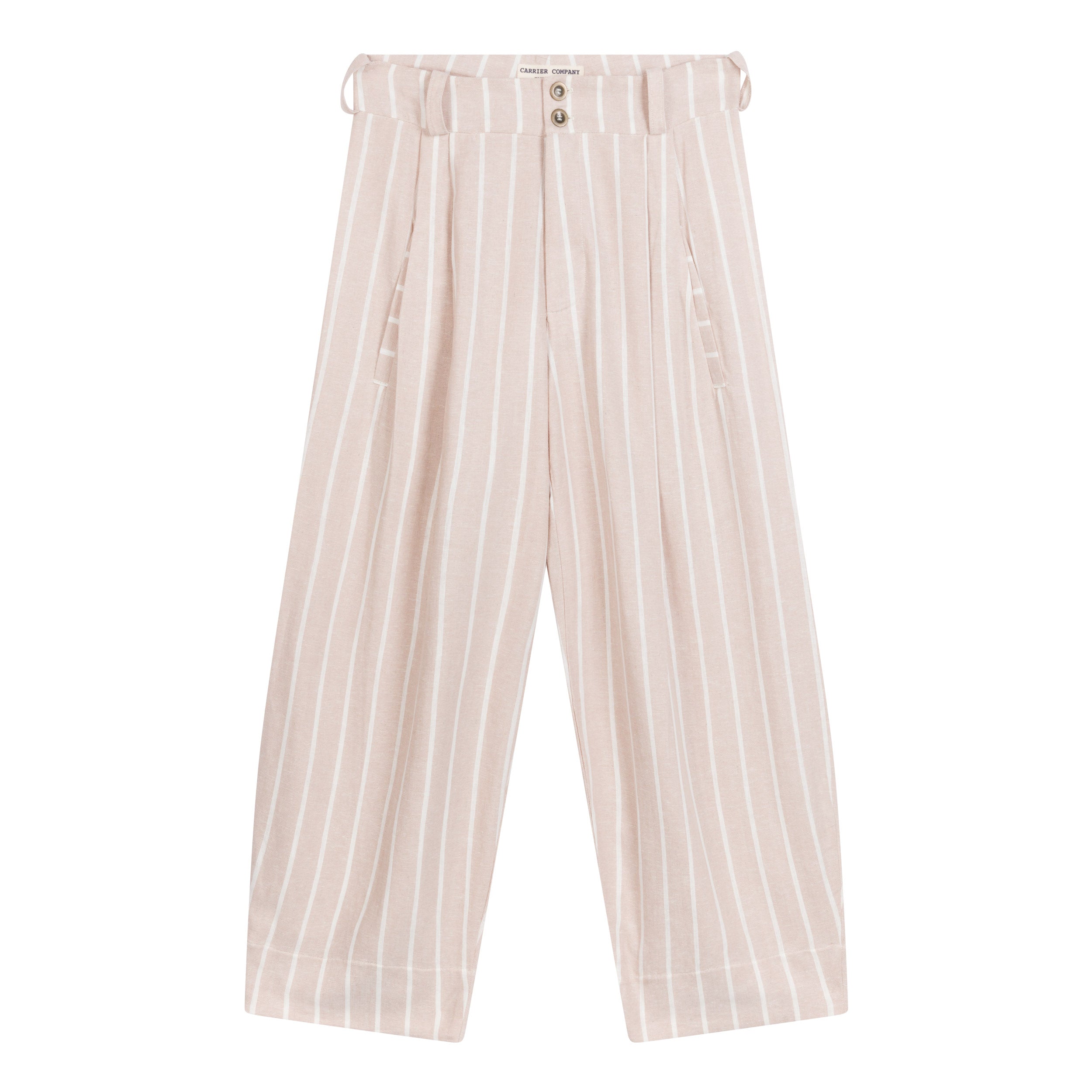 Carrier Company Dutch Trouser in Striped Linen