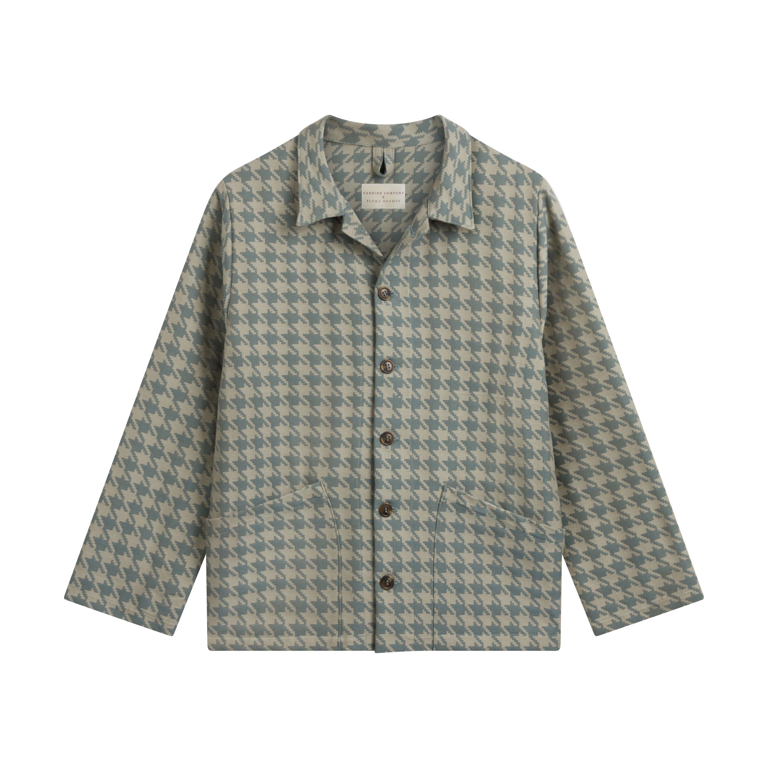 Carrier Company x Flora Soames Norfolk Work Jacket in Duck Egg Walt