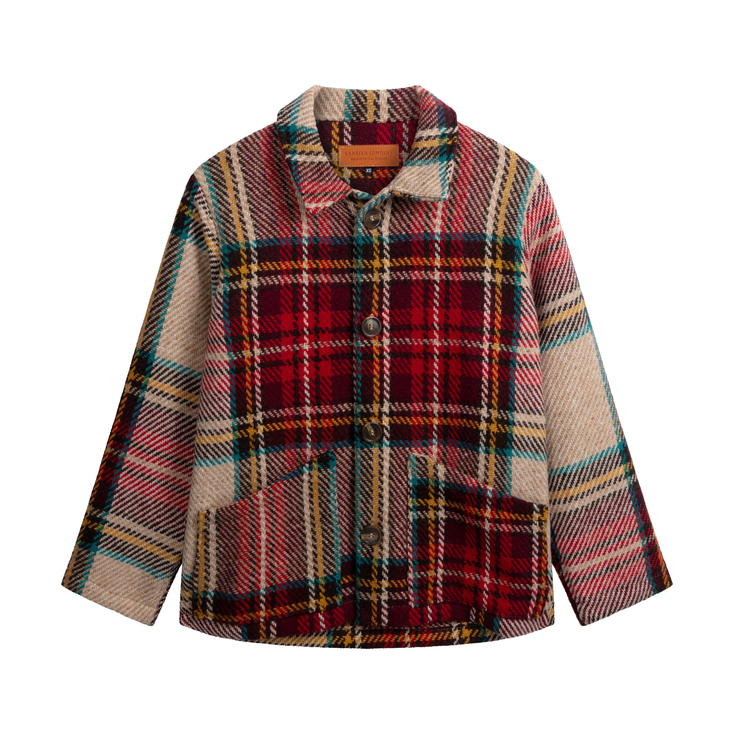 Celtic Wool Jacket Plaid Jacket Wool Overshirt Carrier Company