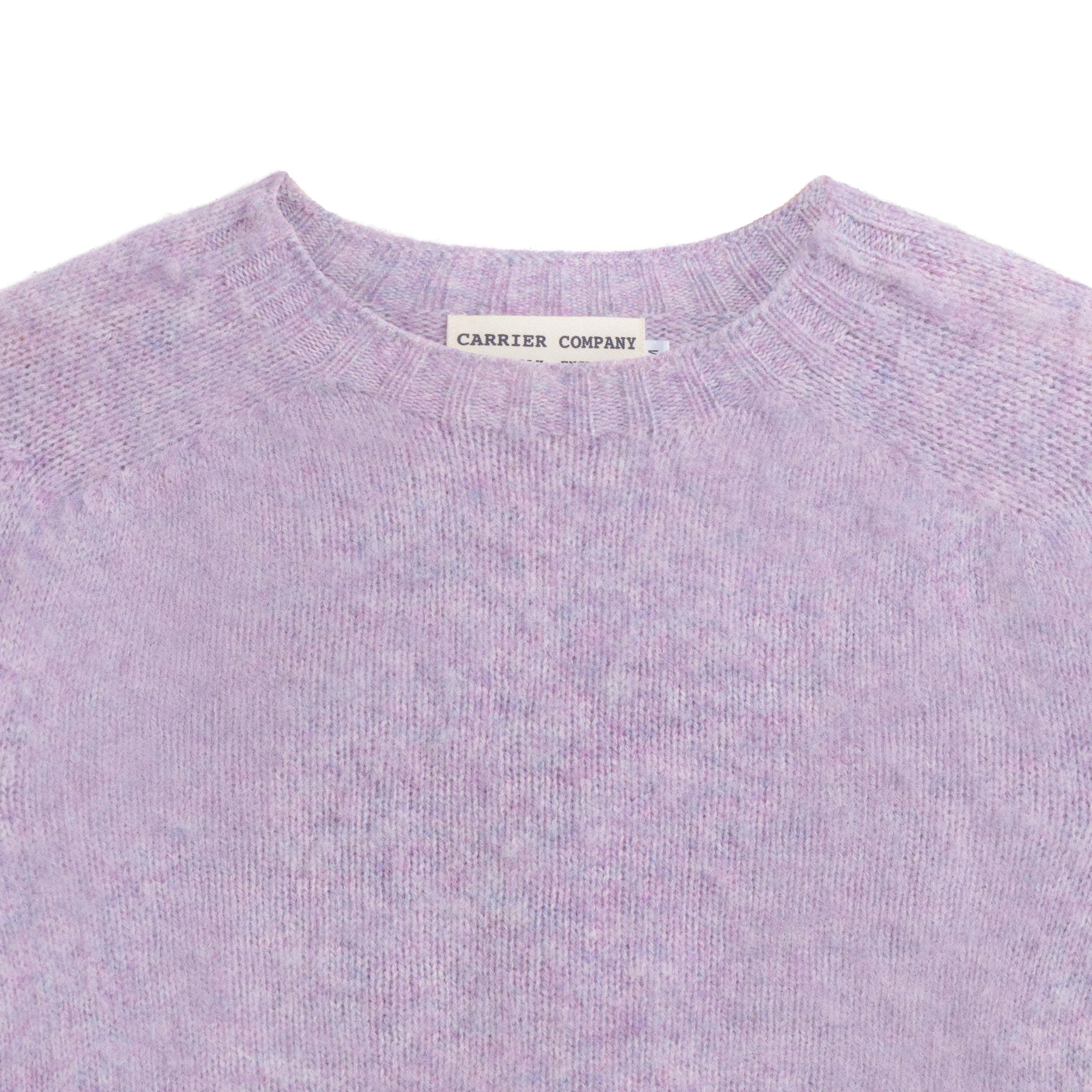 Carrier Company Shetland Brushed Wool cropped jumper in Confetti