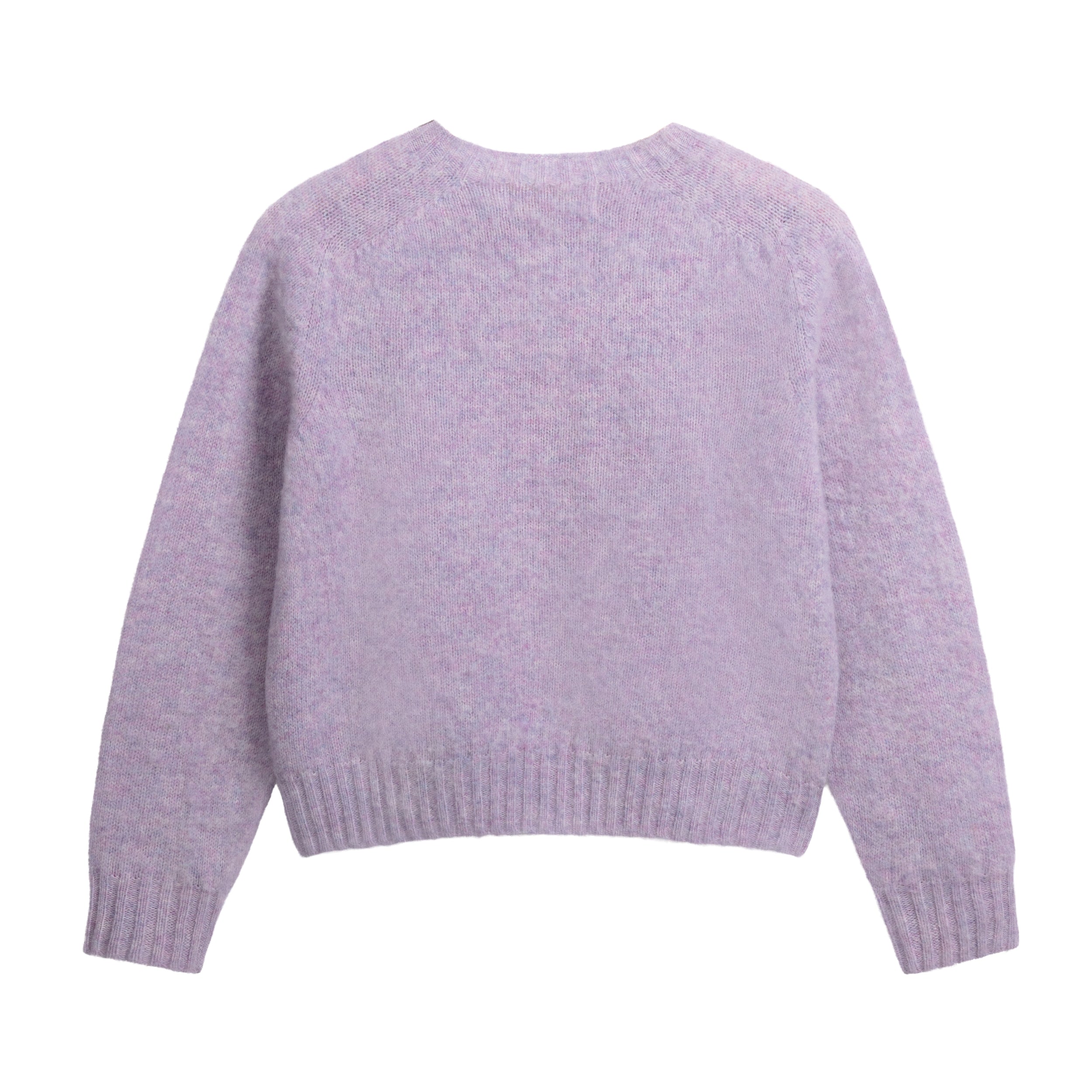 Carrier Company Shetland Brushed Wool cropped jumper in Confetti